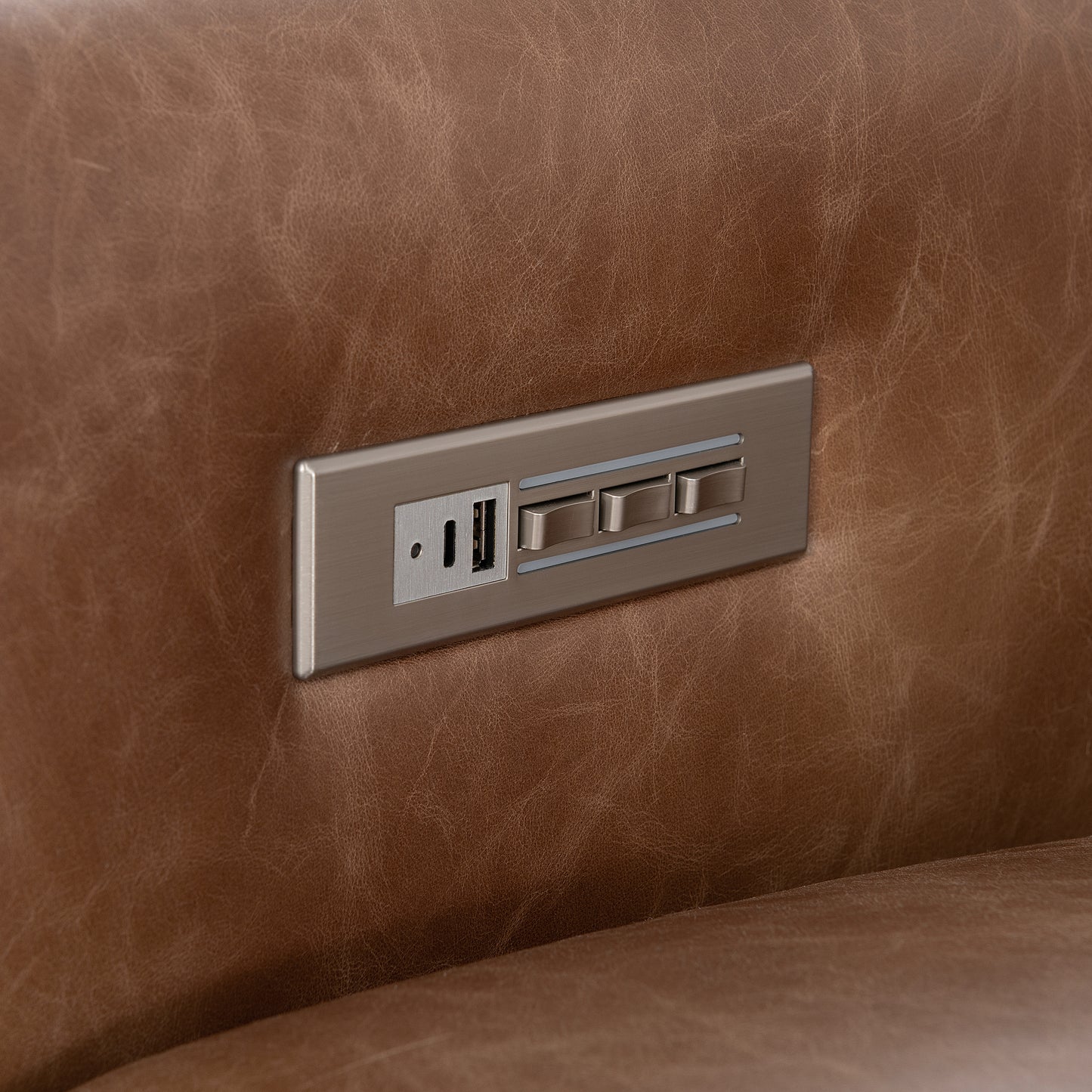 Lioni Leather Power Motion Chair