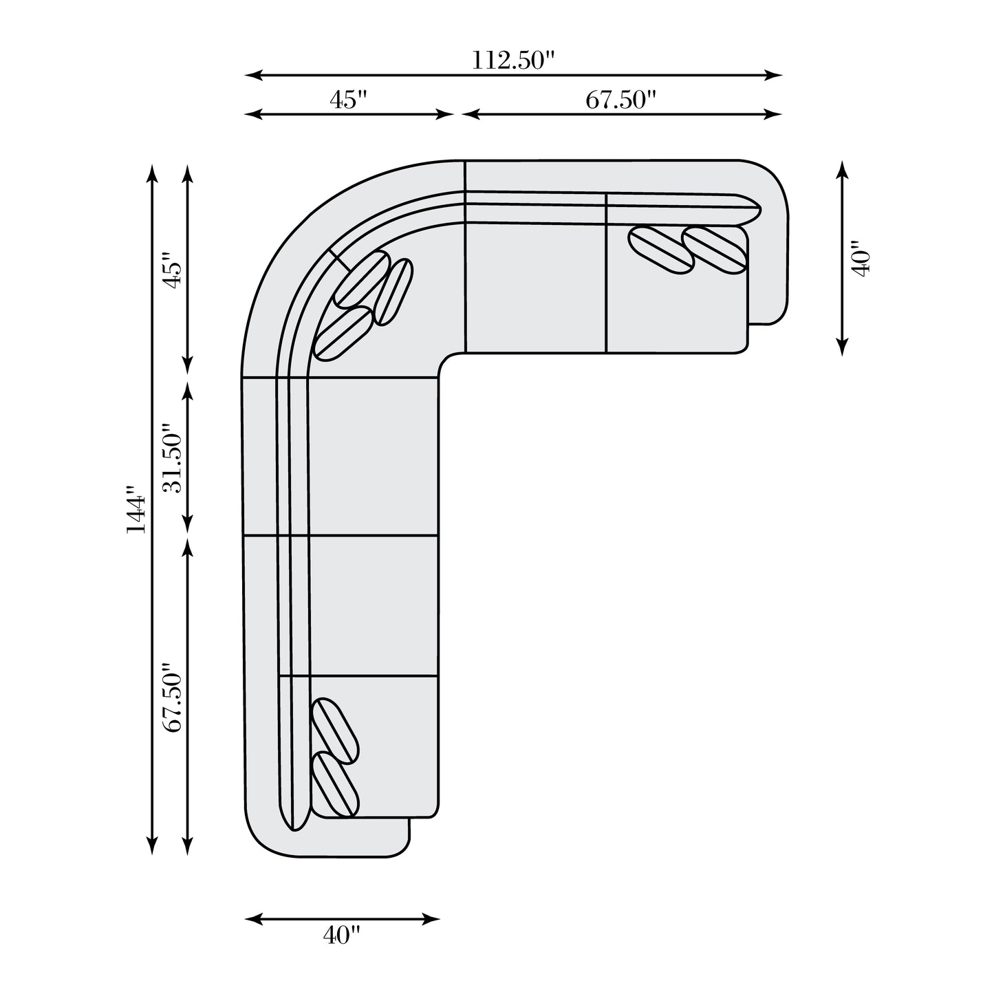 Jules Fabric Sectional