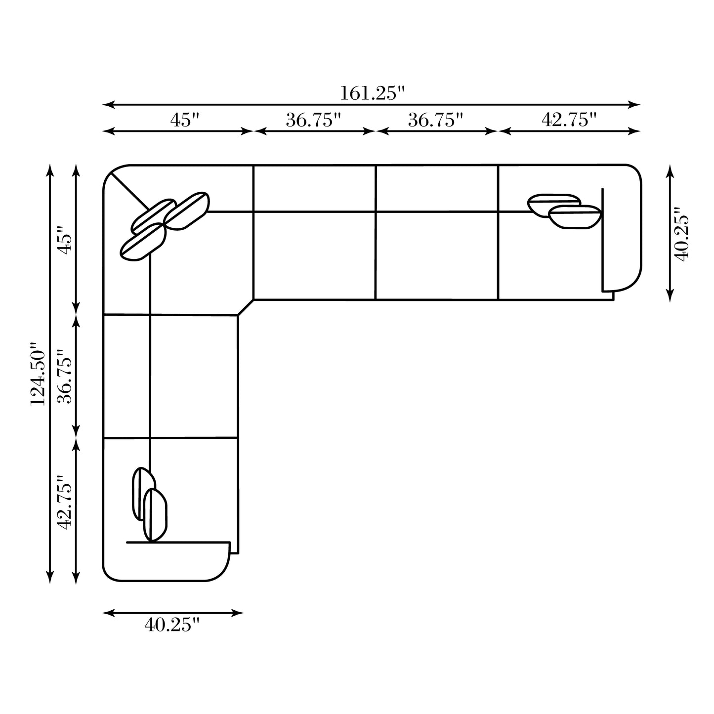 Sylvio Fabric Sectional