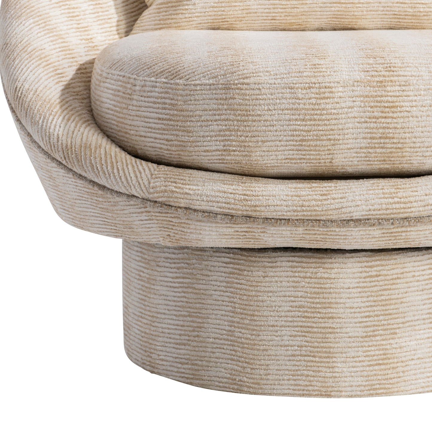 Lucia Fabric Swivel Chair