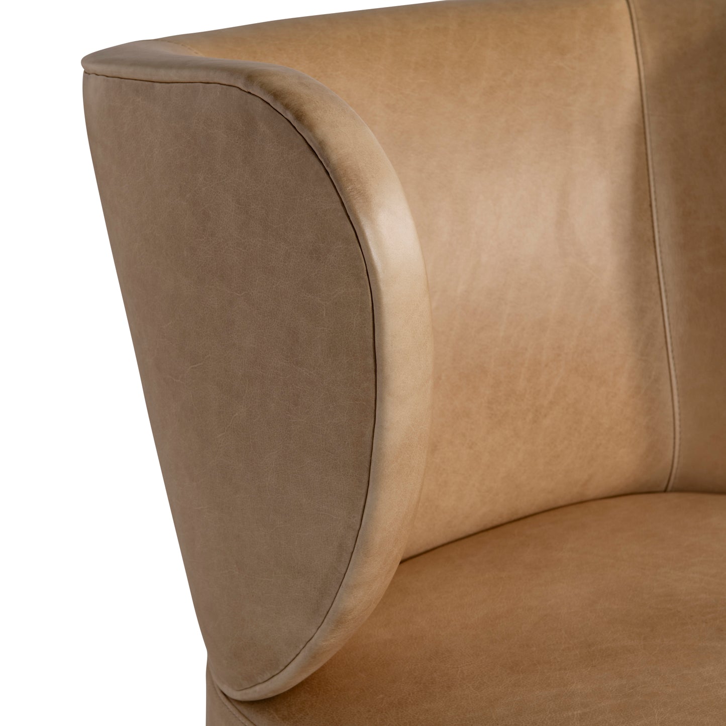 Oliver Leather Swivel Chair