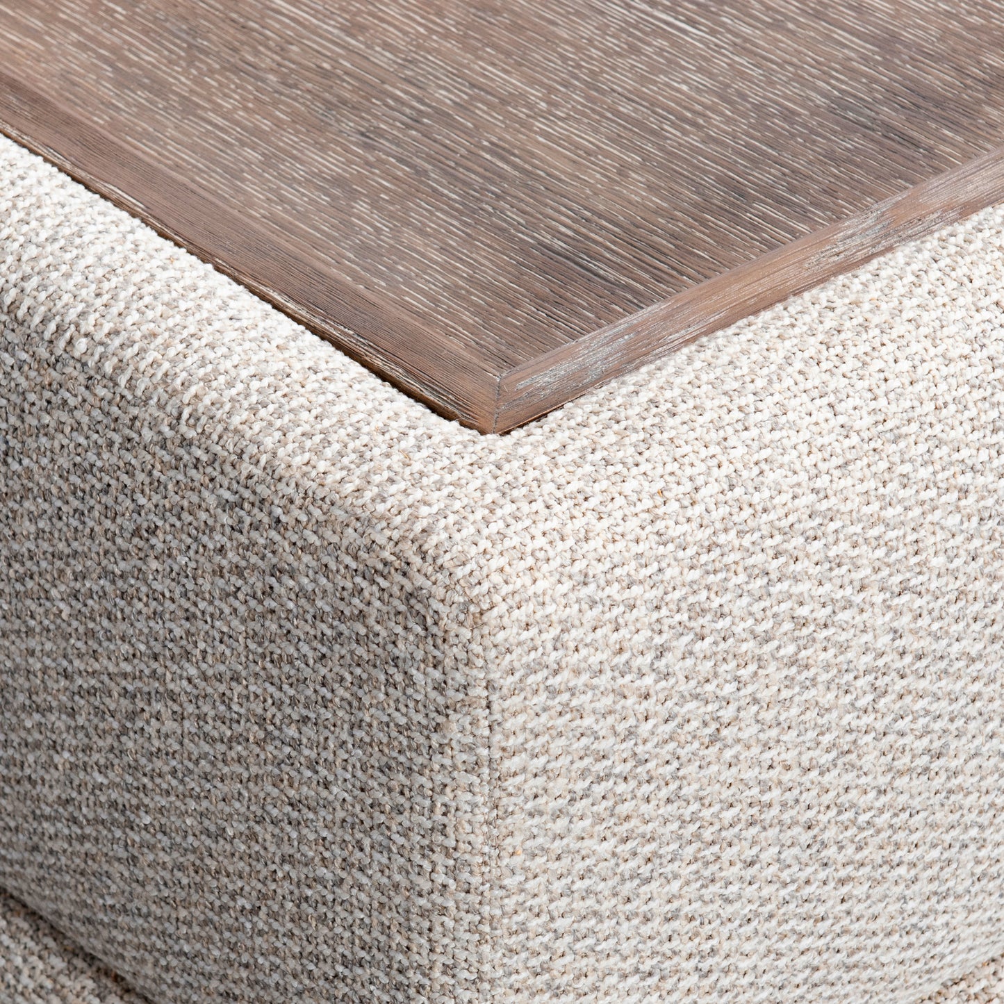 Vista Fabric Ottoman