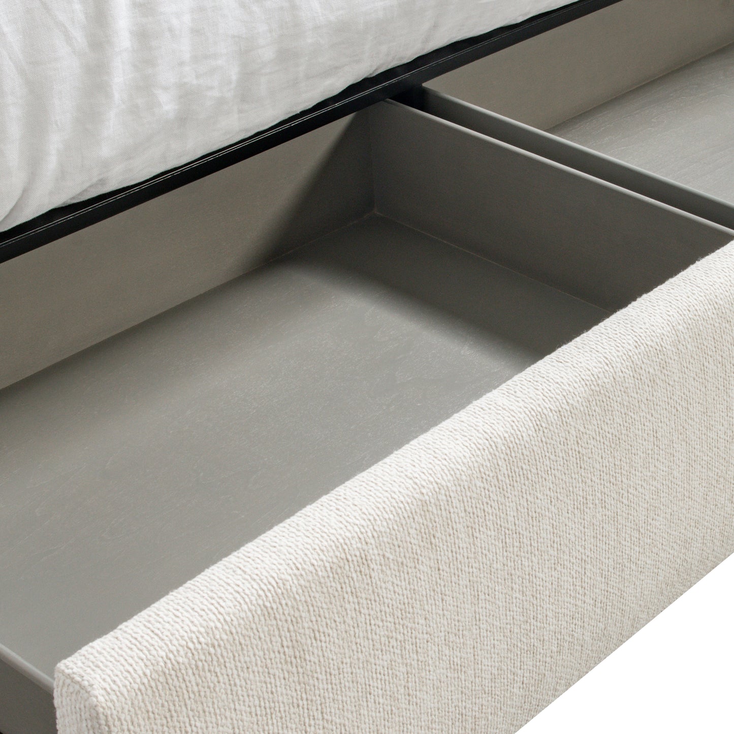 Murray Fabric Storage Panel Bed