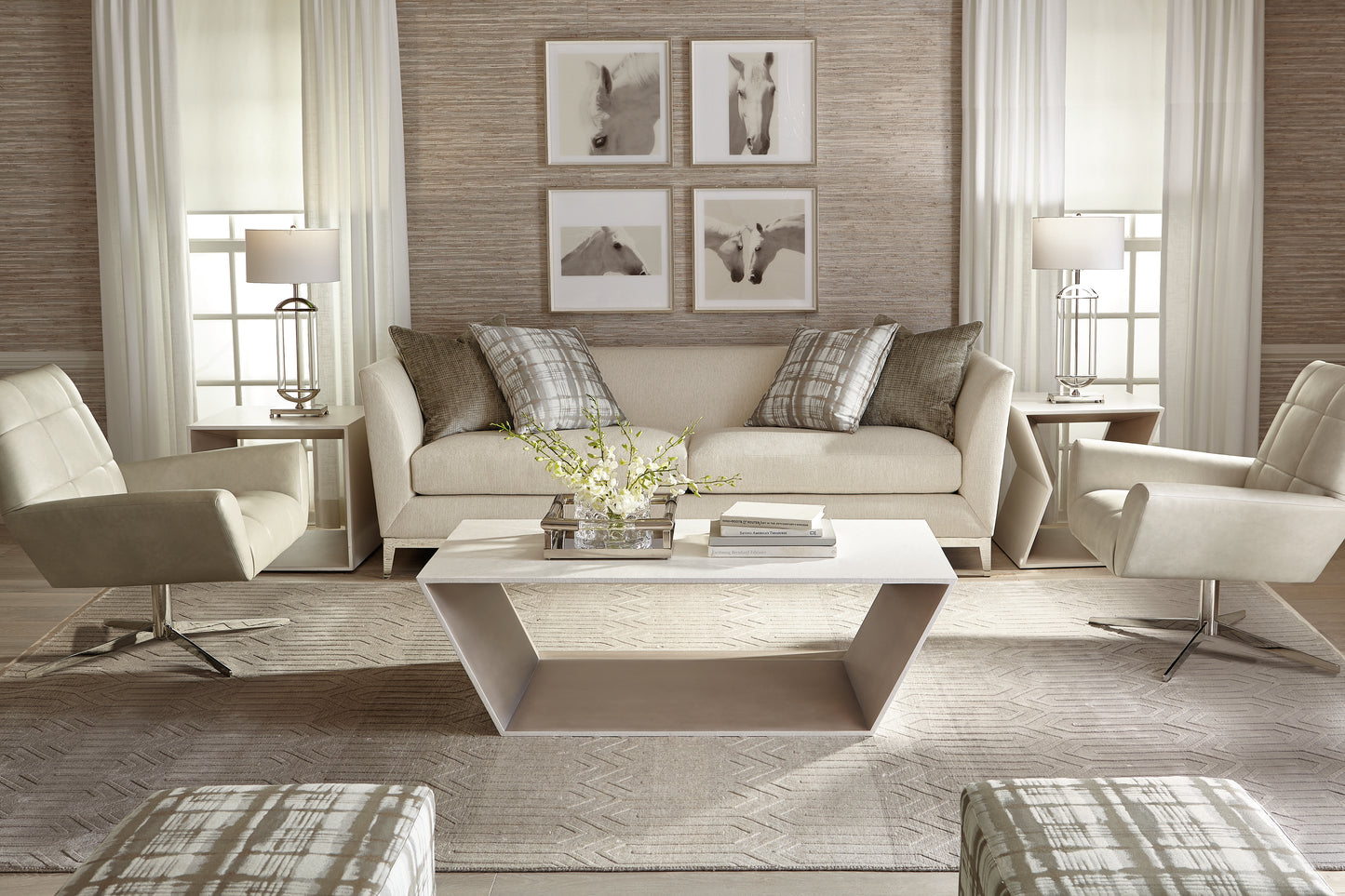 Casale Fabric Ottoman