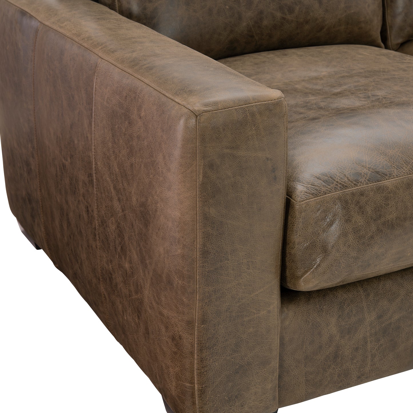 Dawkins Leather Sofa