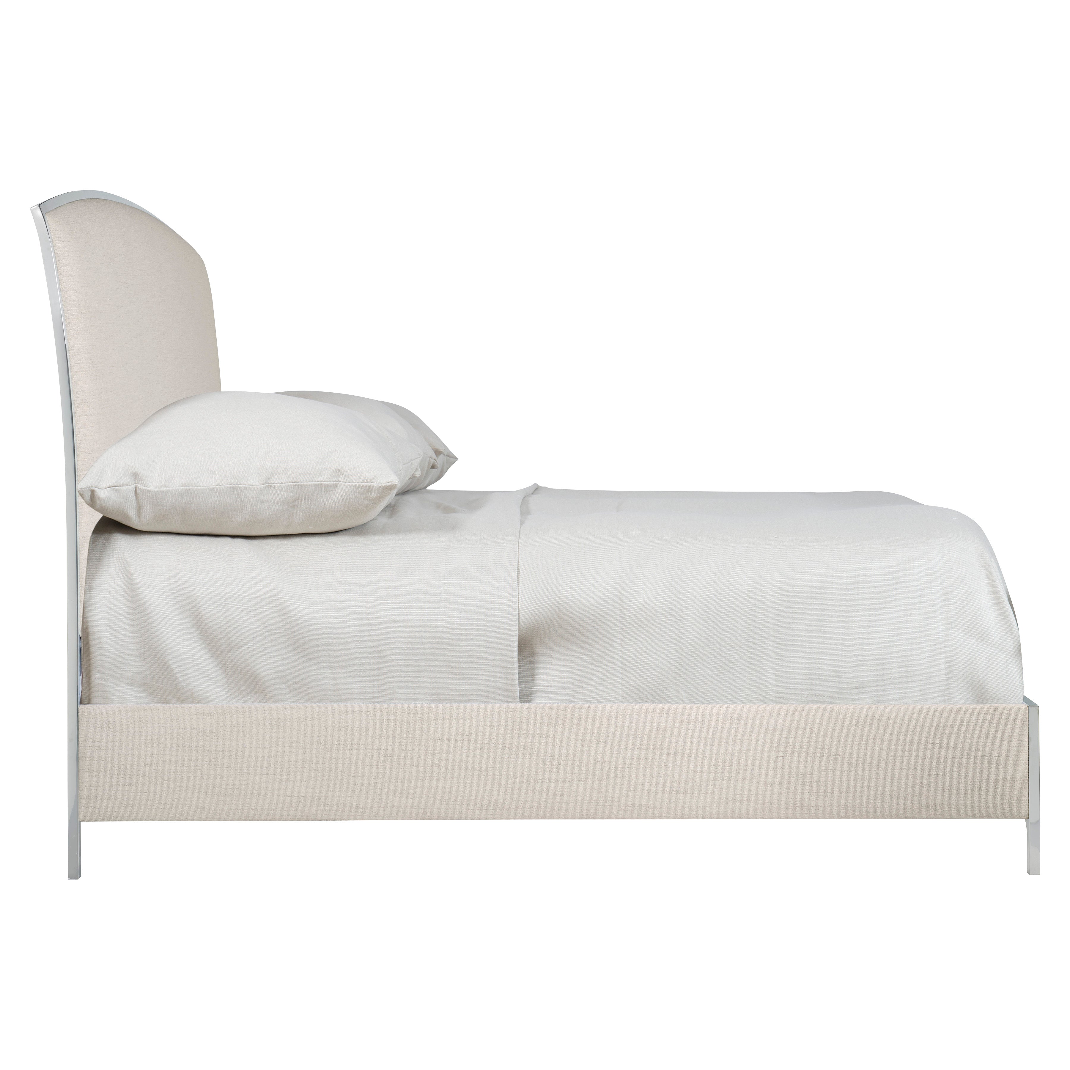 Silhouette Upholstered California King Panel Bed