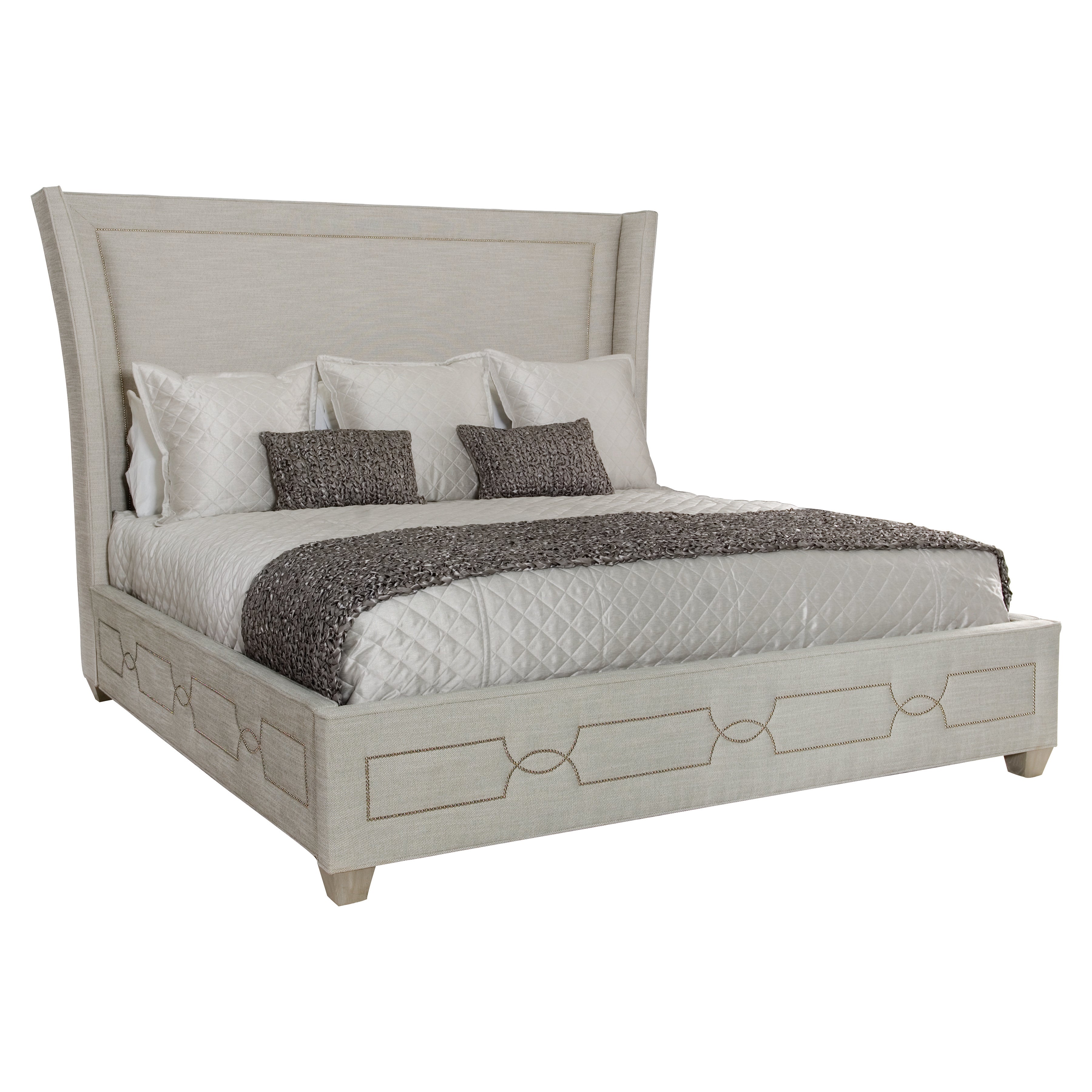 Criteria Upholstered King Shelter Bed