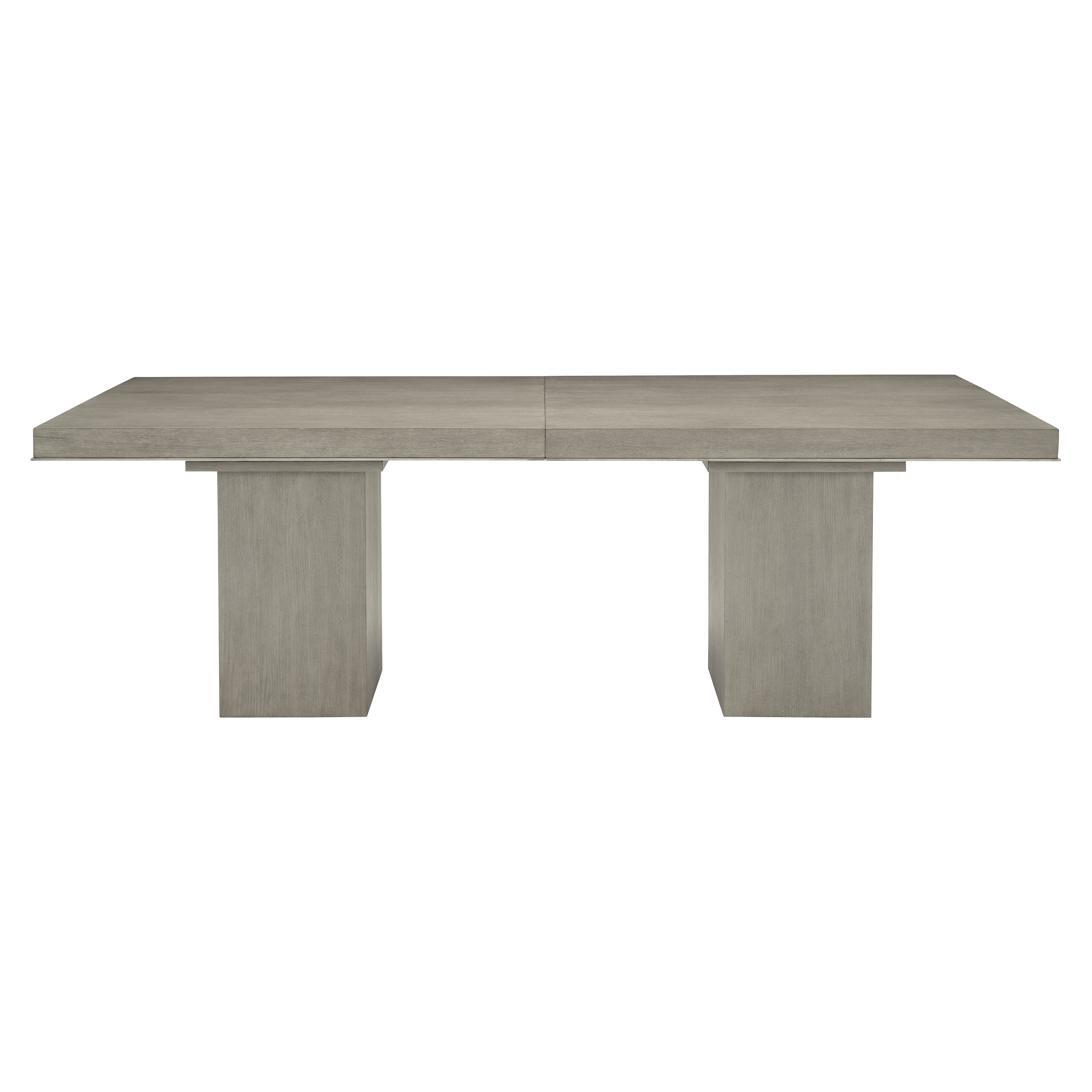 Linea Rectangular Dining Table in Cerused Greige