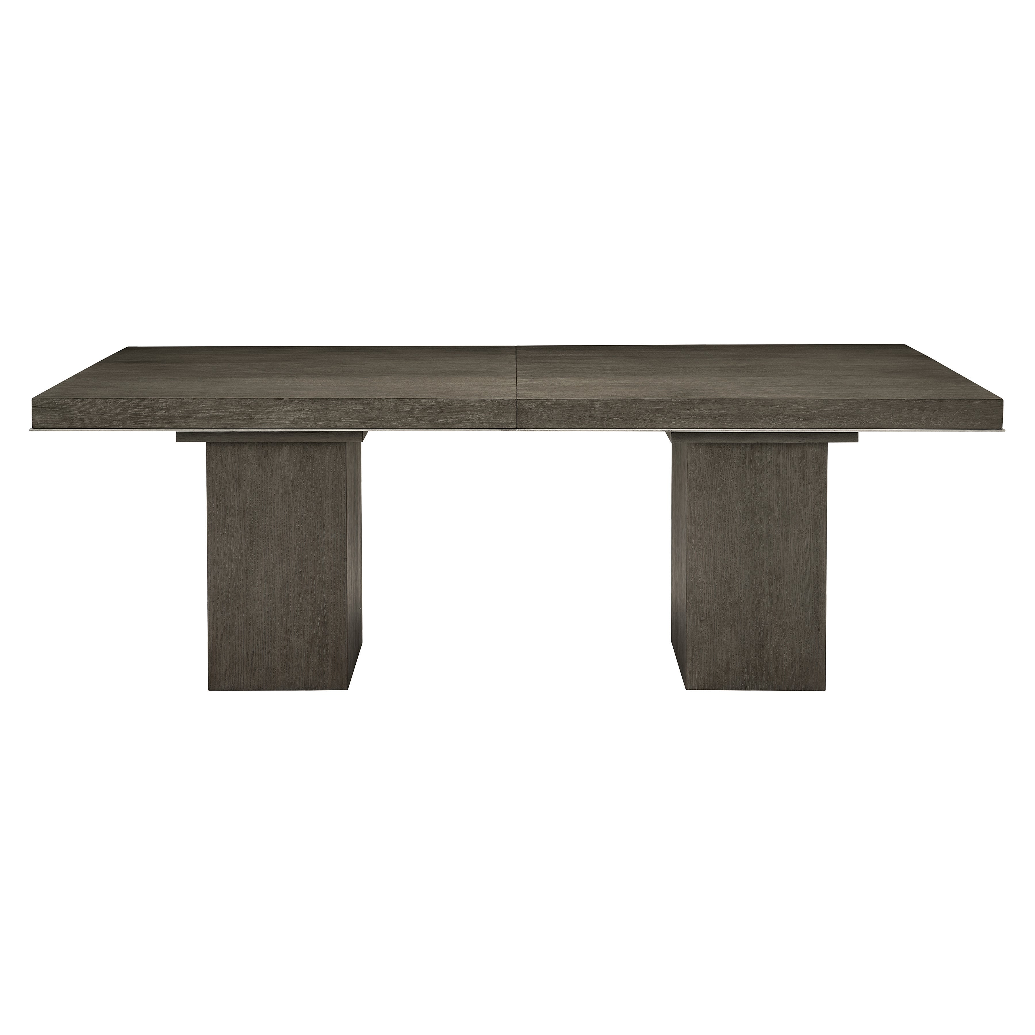 Linea Rectangular Dining Table in Cerused Charcoal