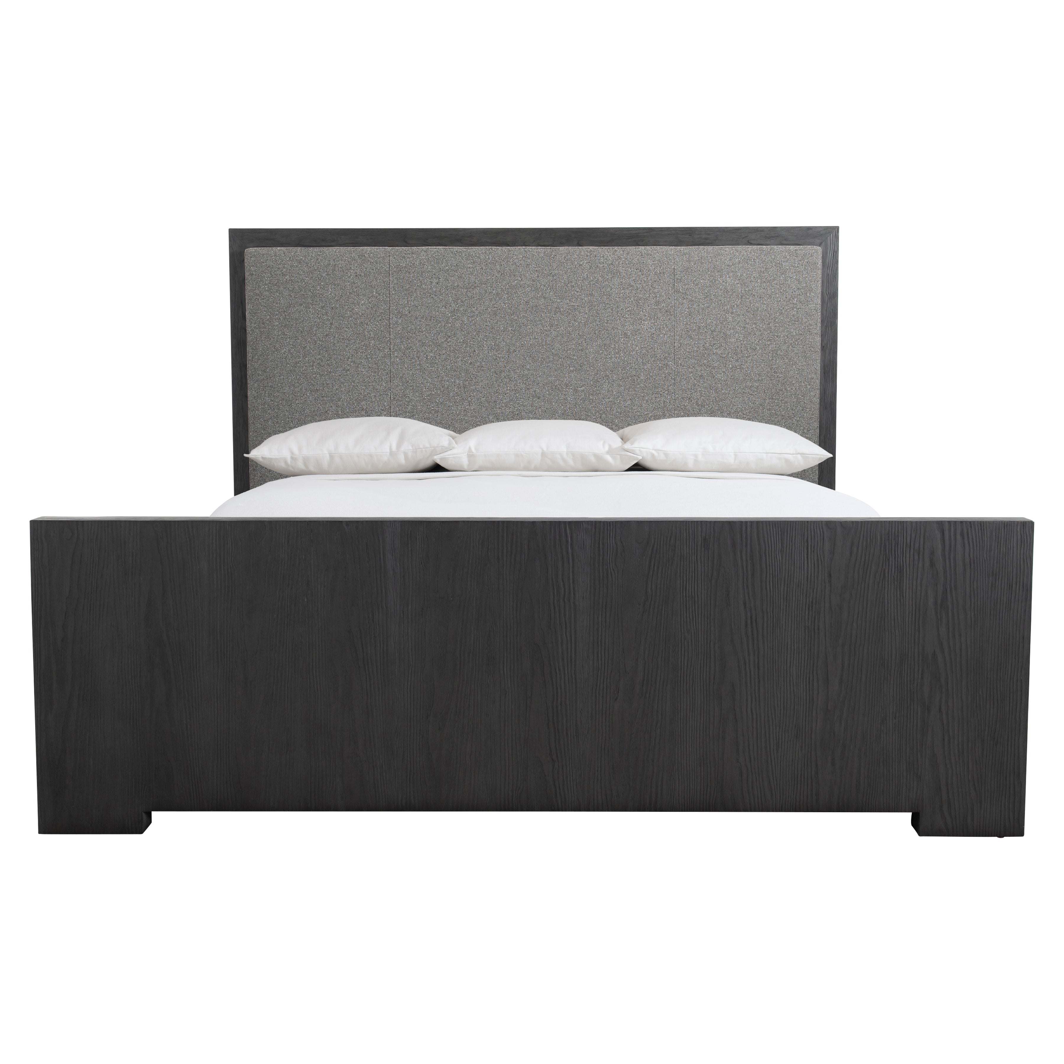 Trianon California King Panel Bed in L'Ombre Wood Finish