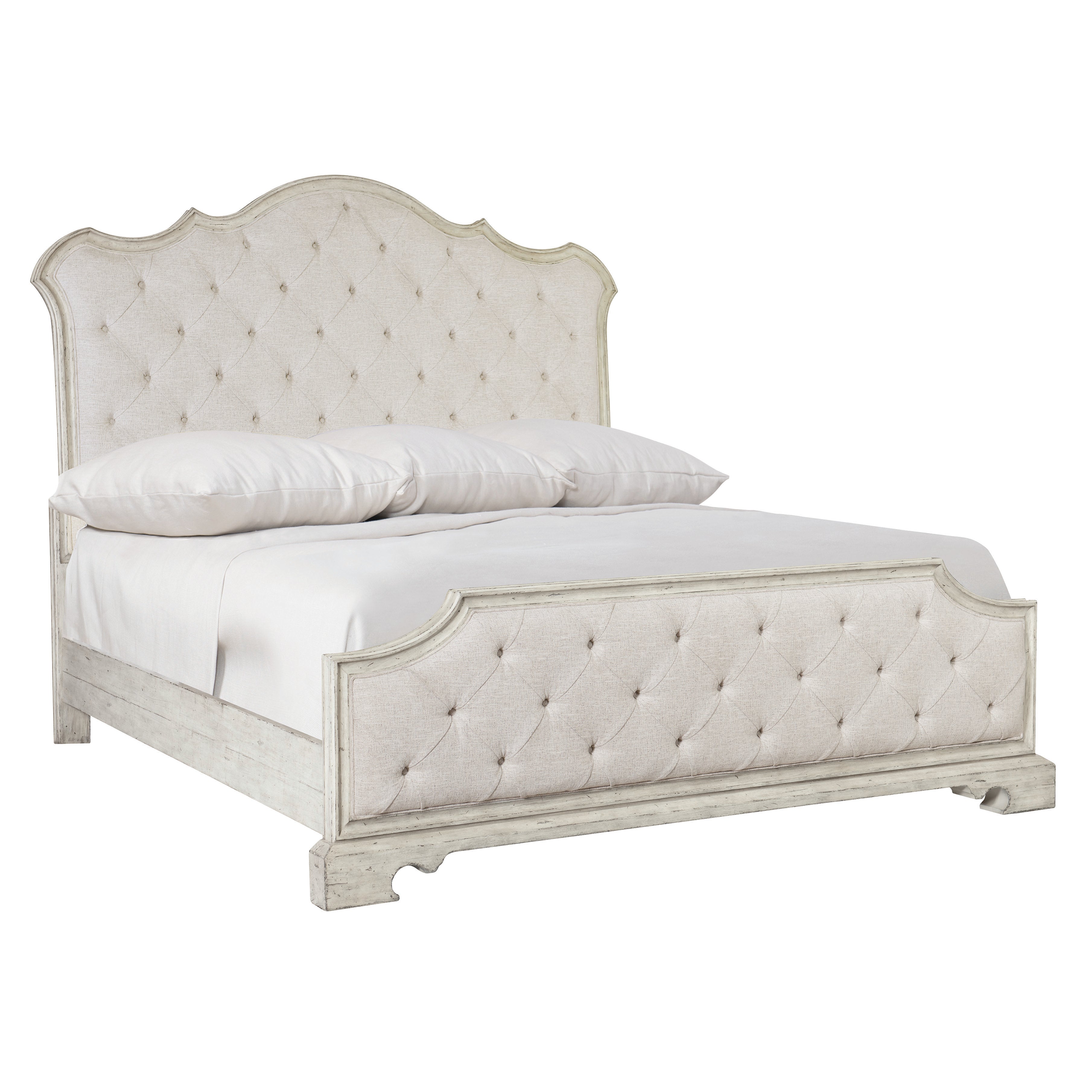 Mirabelle Upholstered King Panel Bed