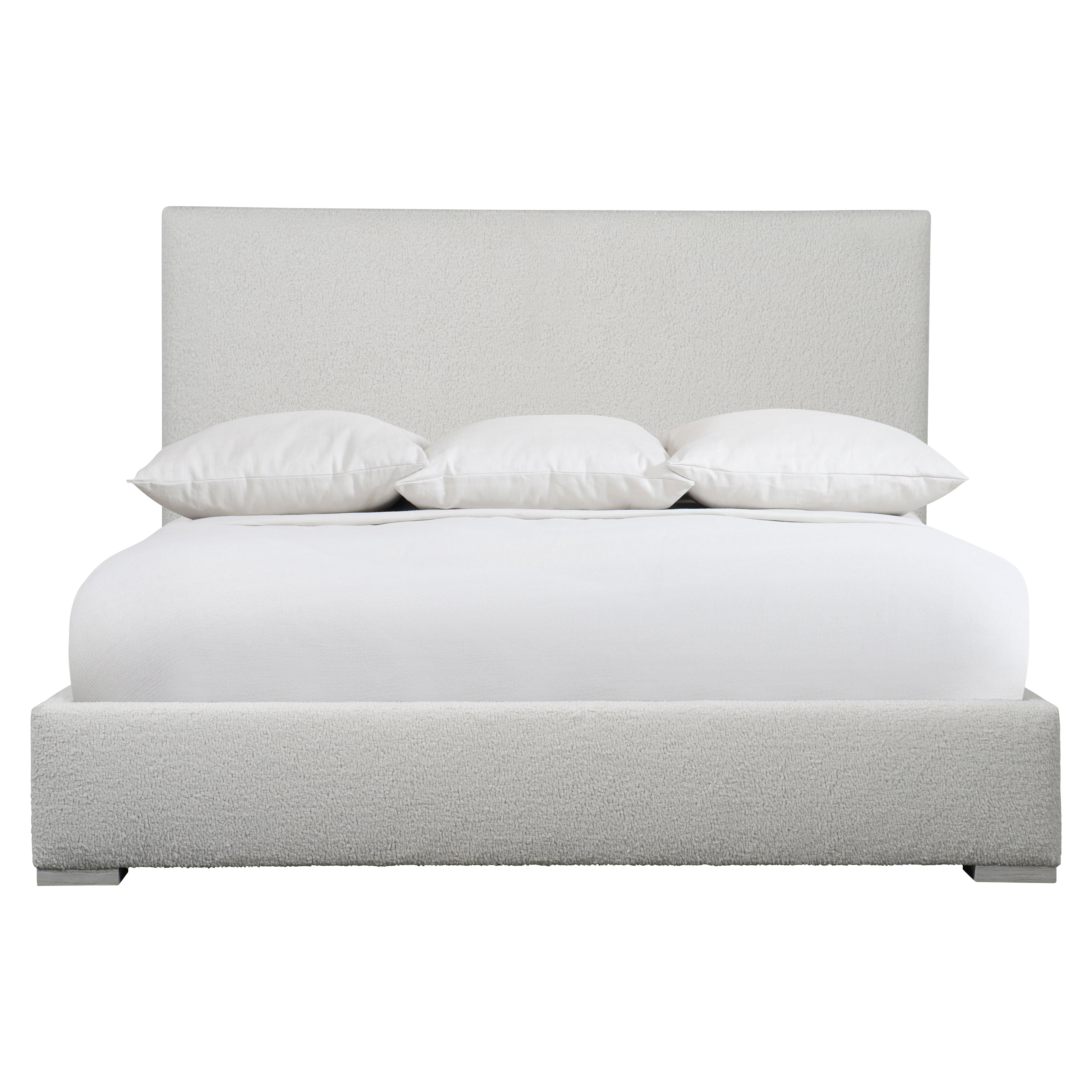 Solaria King Fully Upholstered Panel Bed