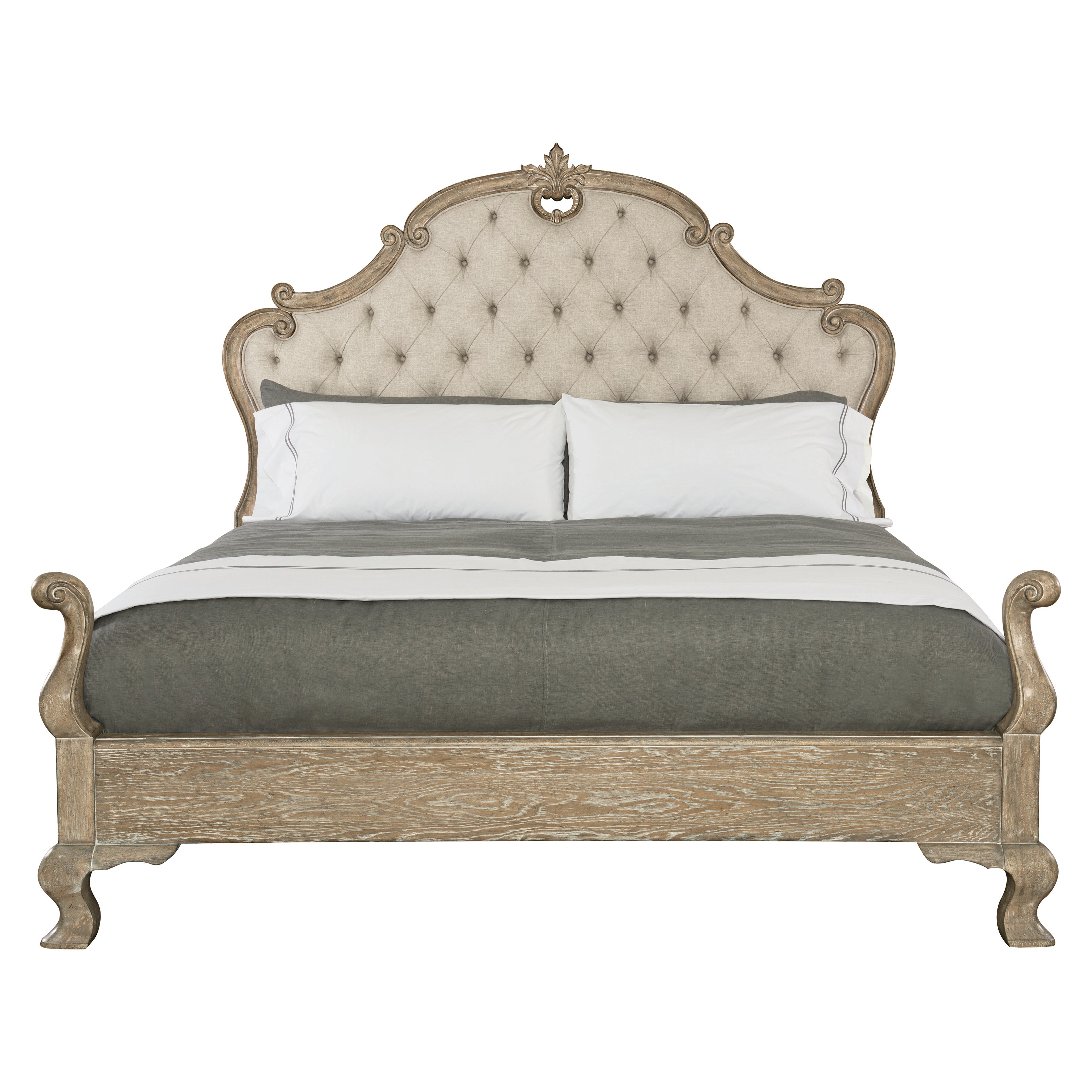 Campania Upholstered King Panel Bed