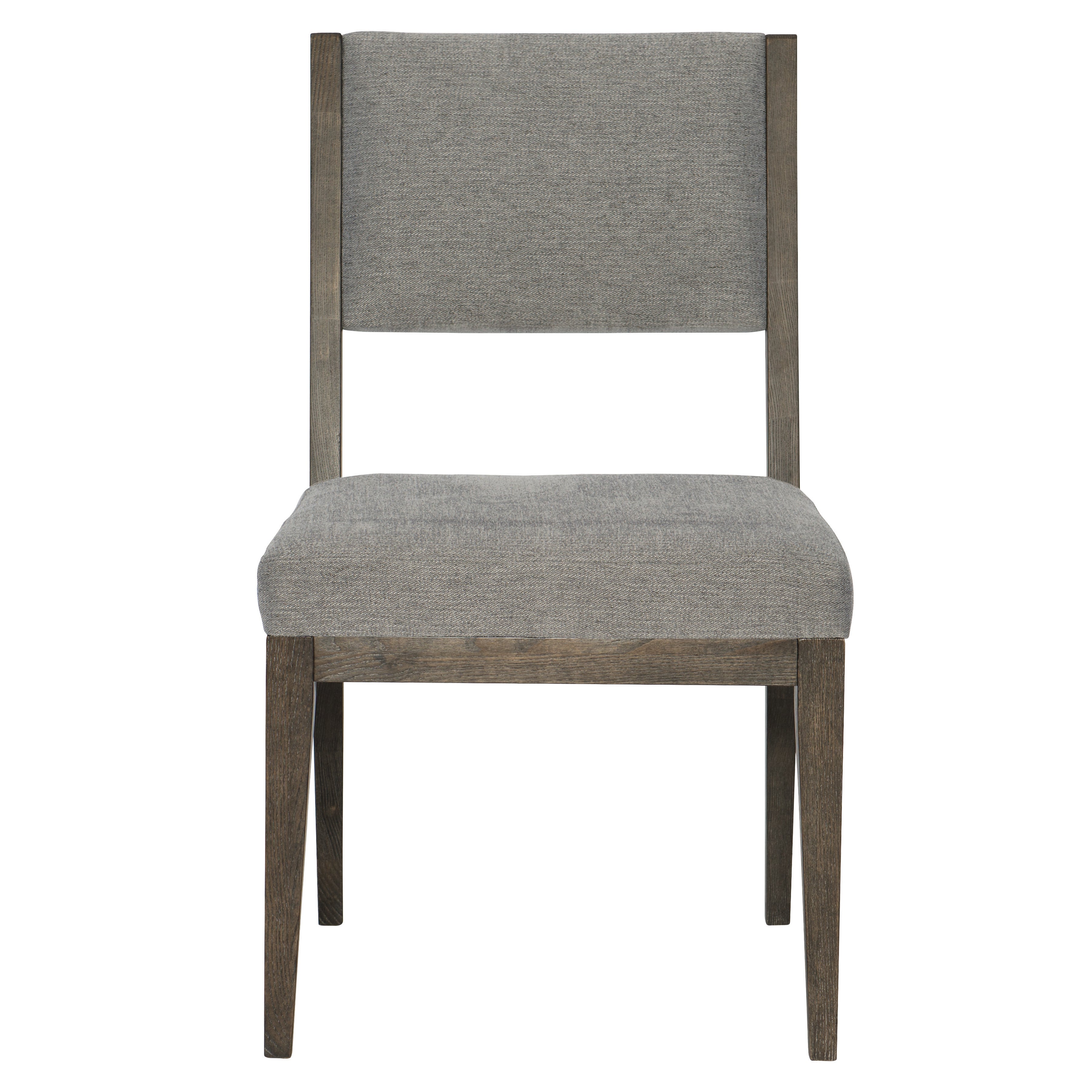 Linea Side Chair in Cerused Charcoal Finish