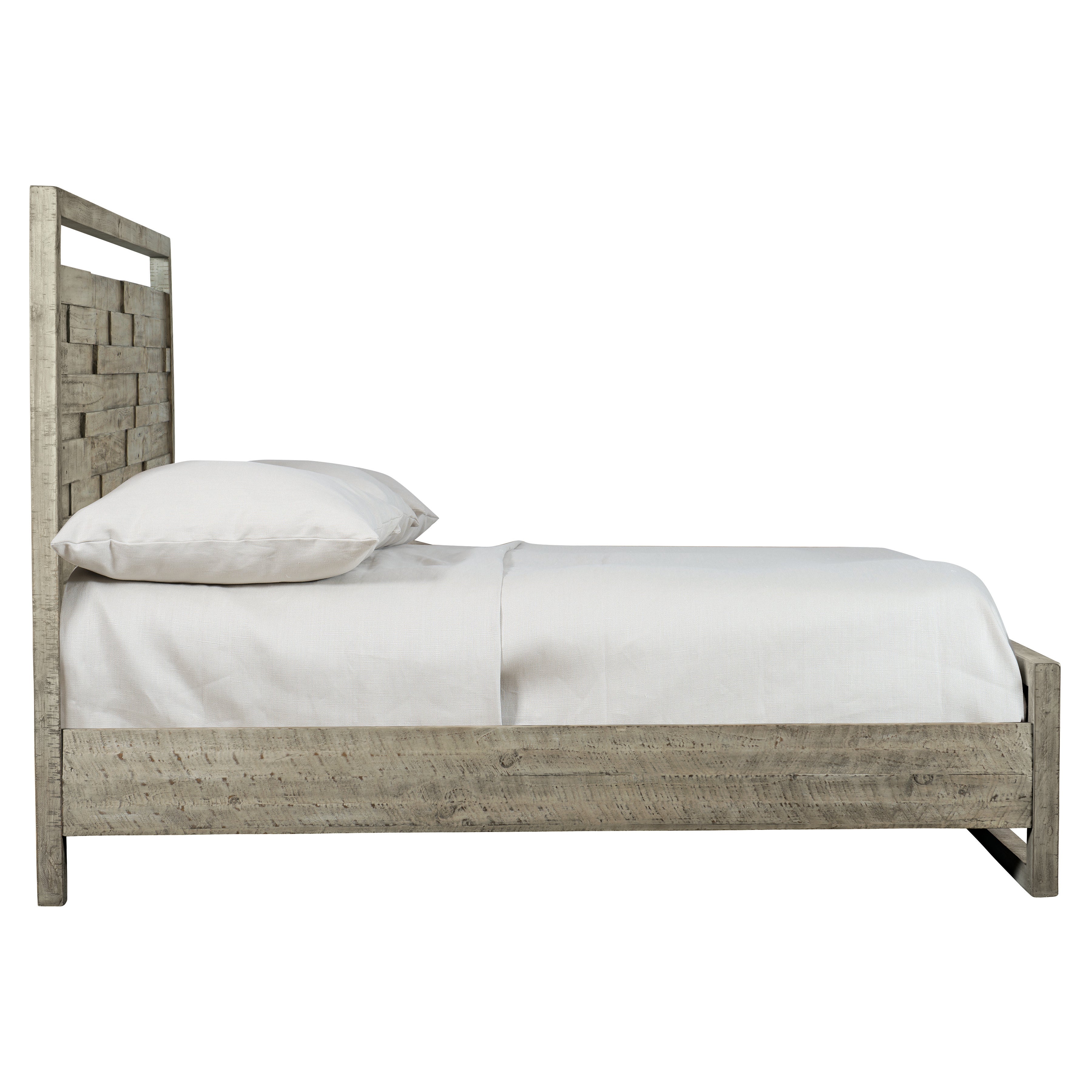 Shaw Wooden King Panel Bed