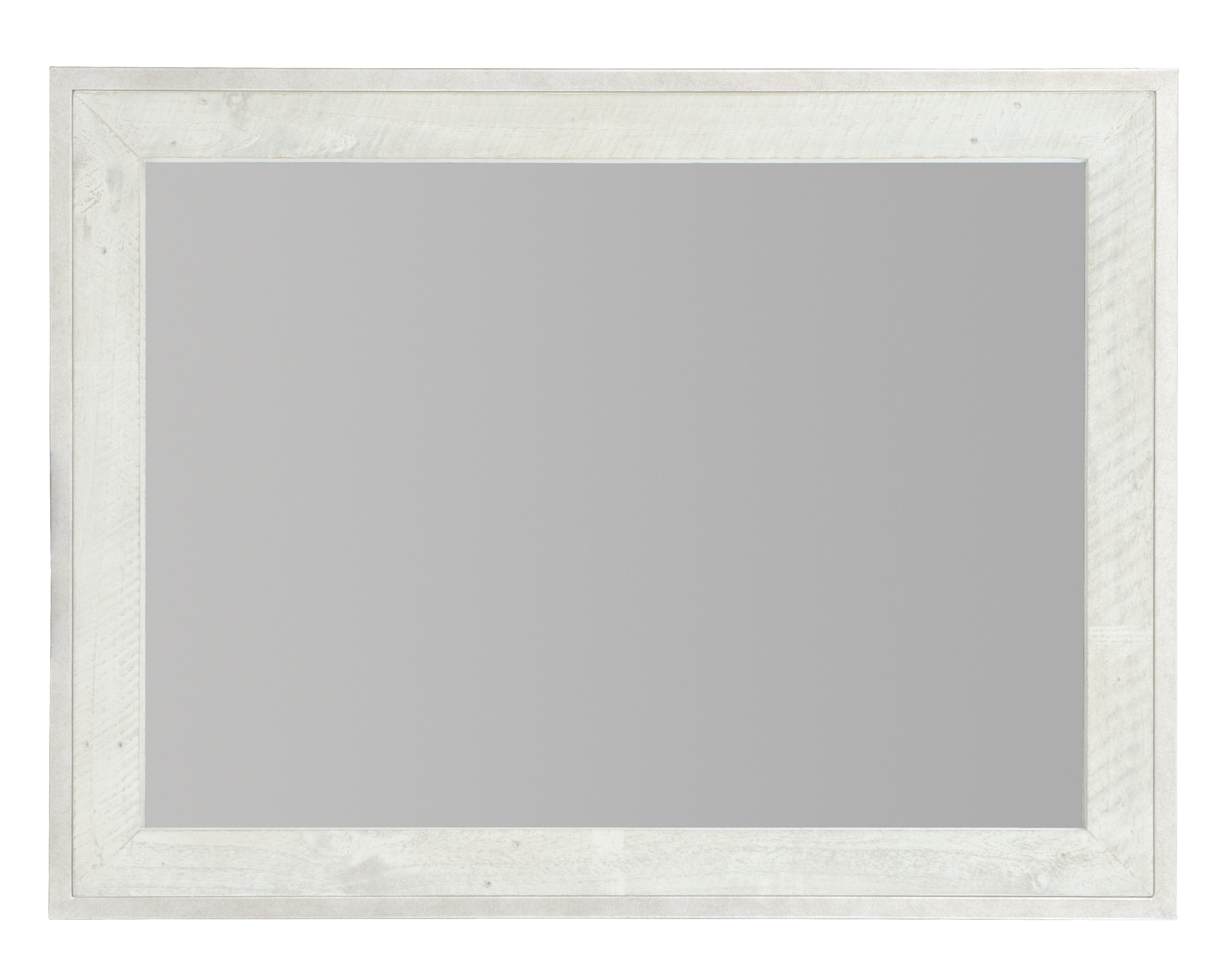 Denys Mirror in Brushed White