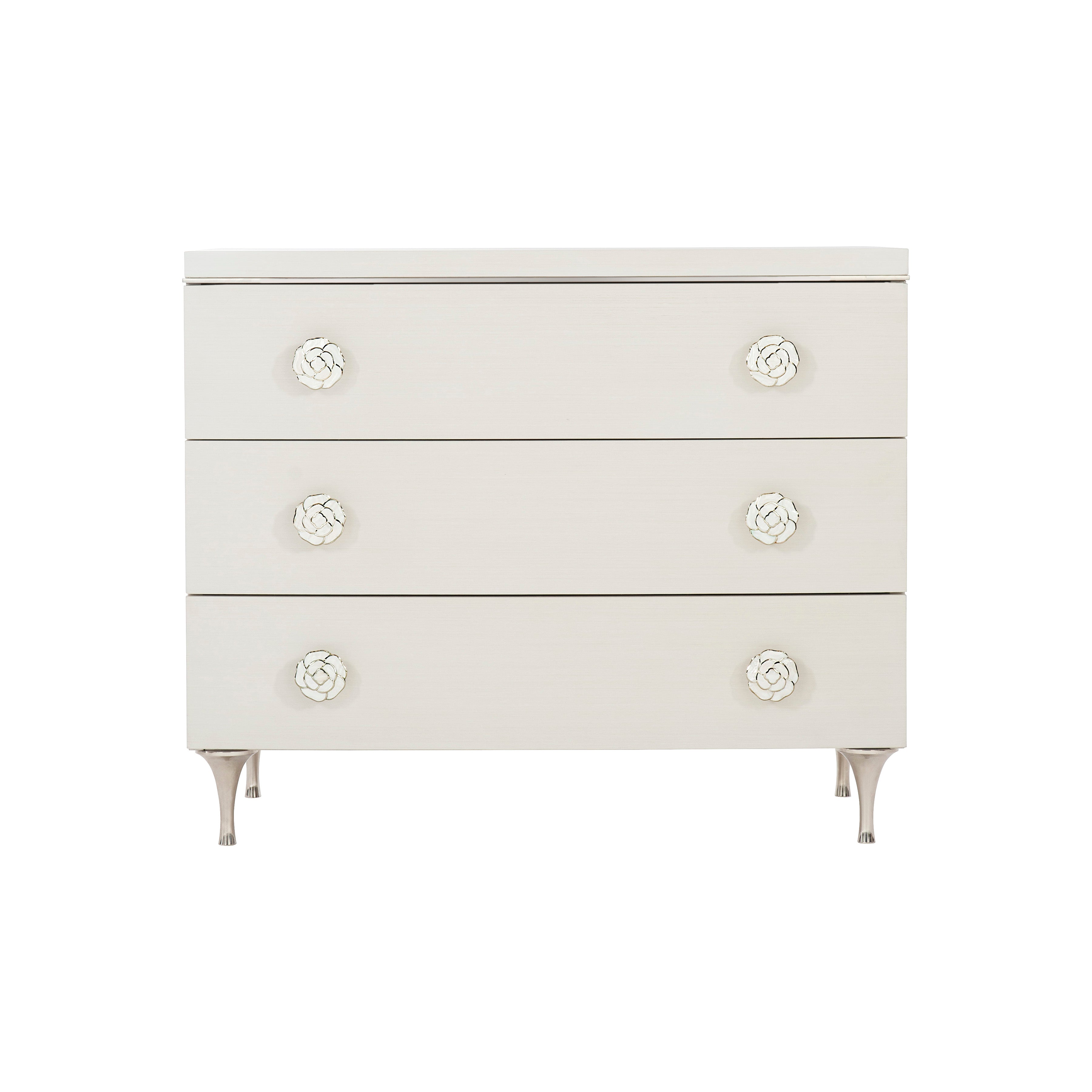 Silhouette Nightstand in Eggshell Finish (34 inch)
