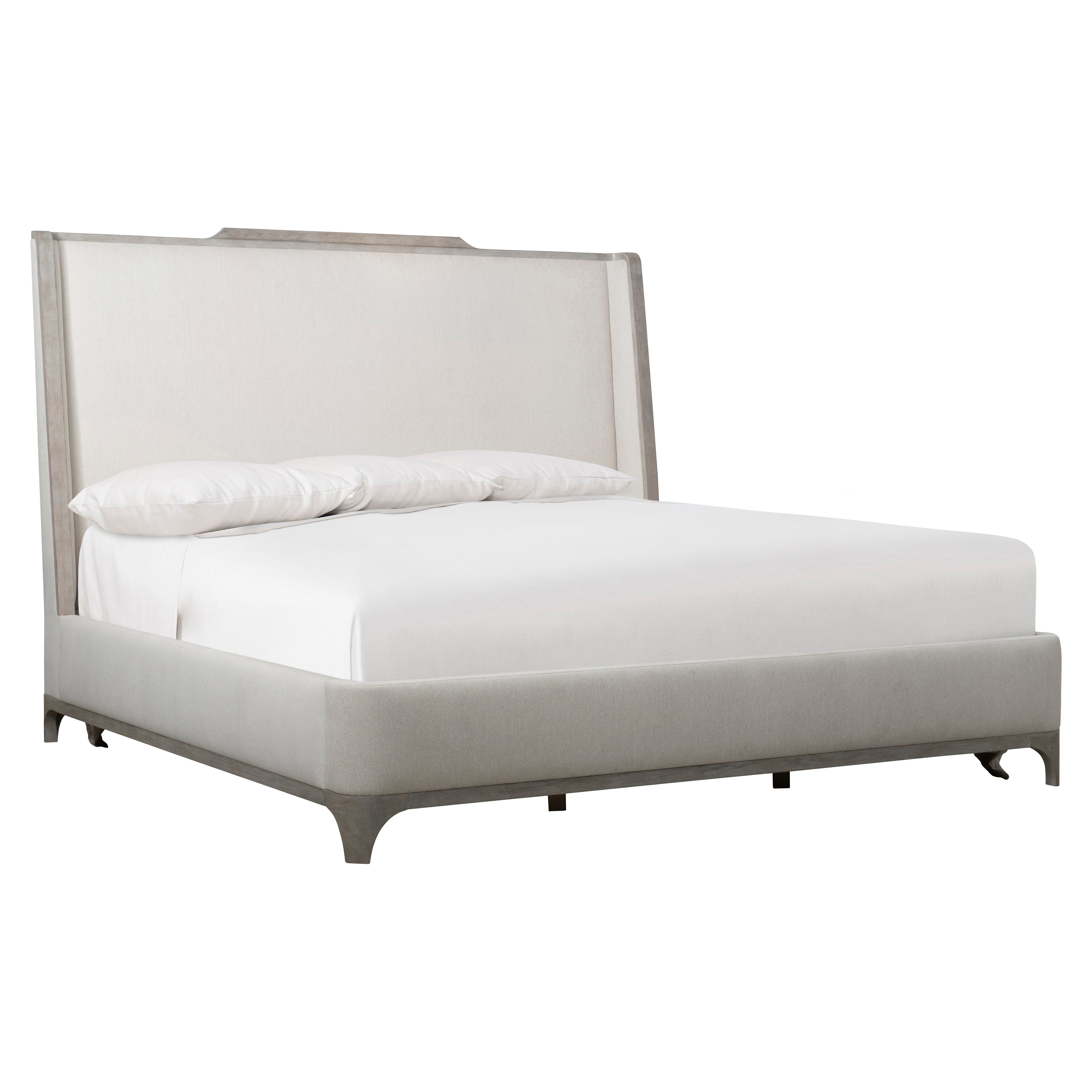 Albion Queen Upholstered Shelter Bed