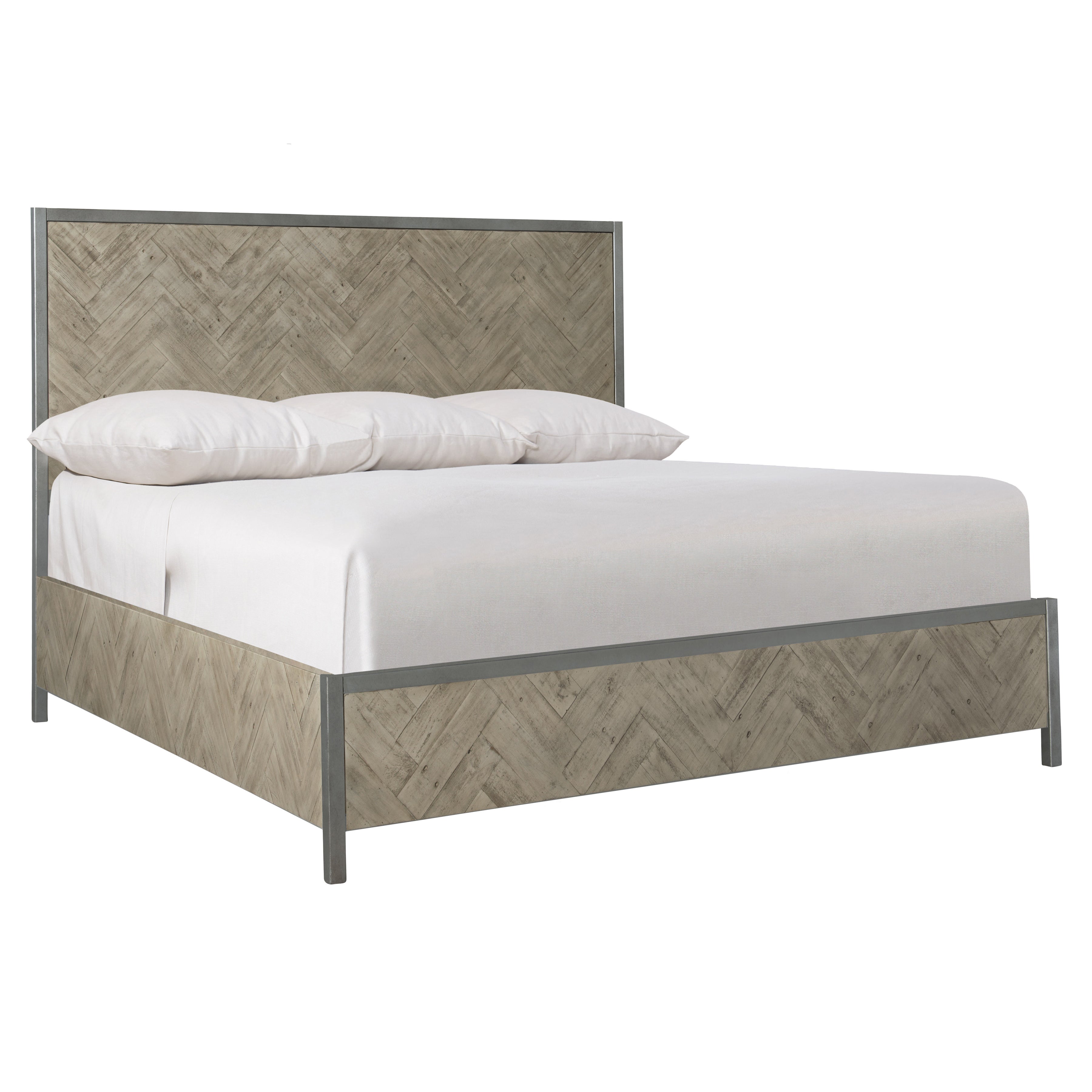 Milo Wooden King Panel Bed