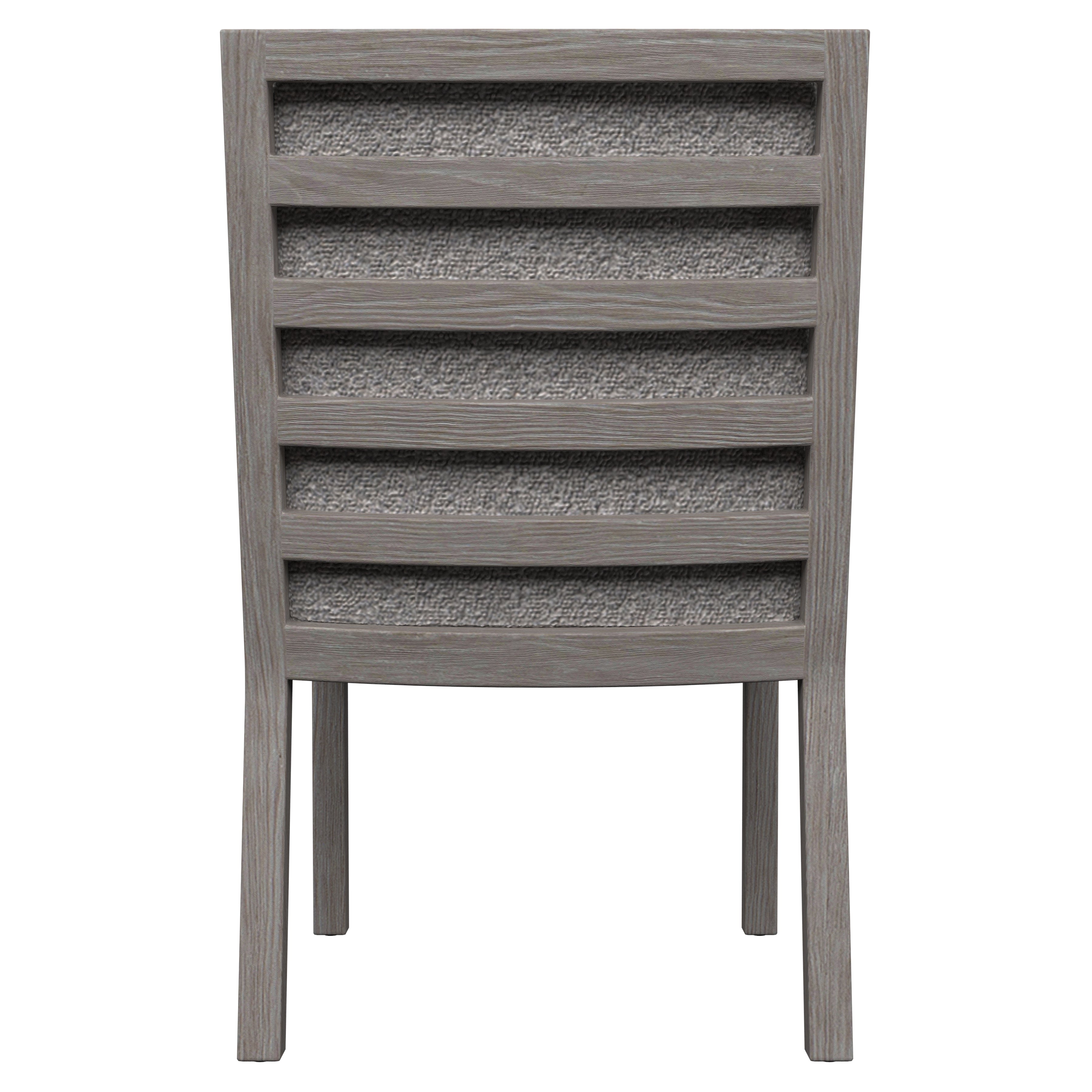 Trianon Ladderback Side Chair in Gris Finish