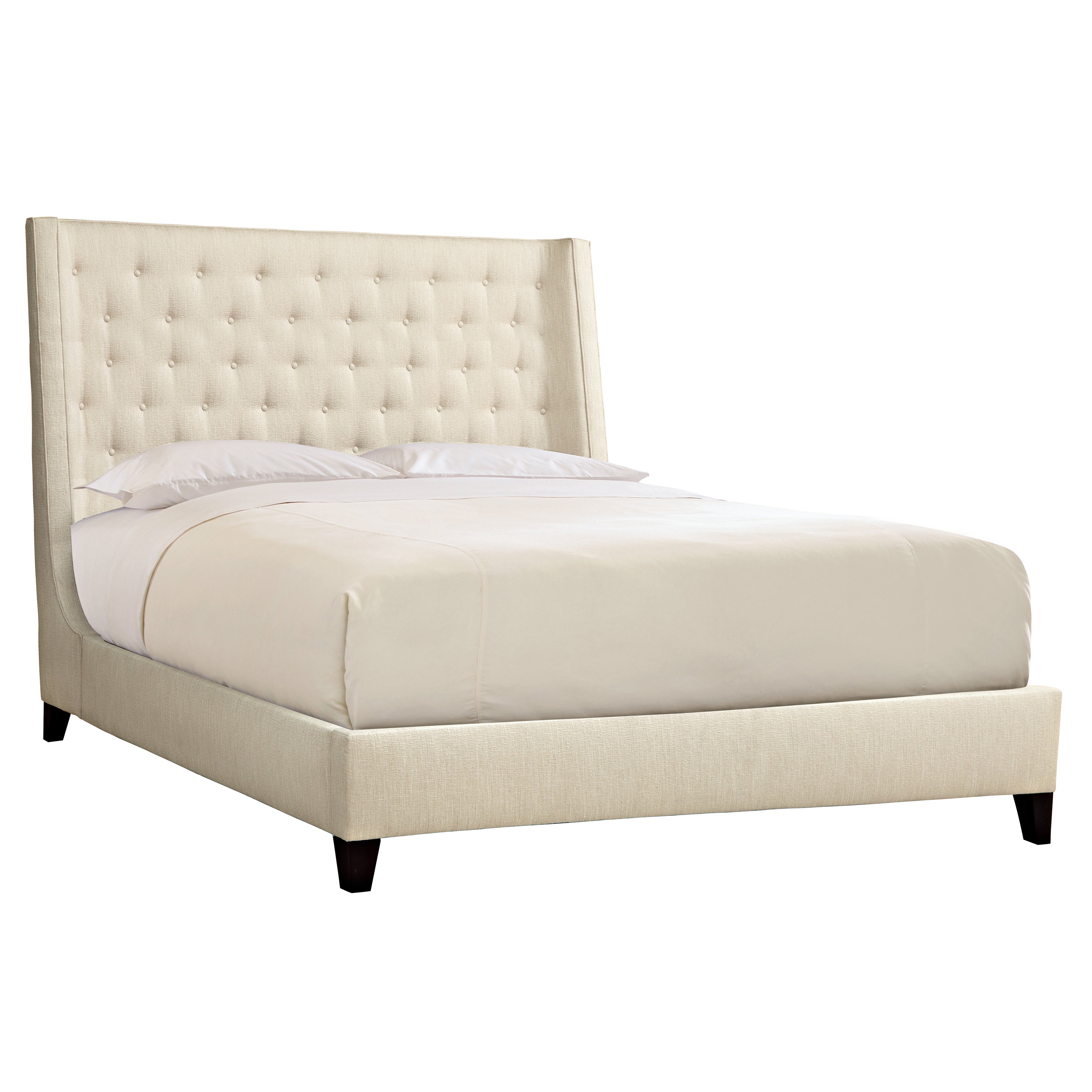 Maxime King Shelter Bed with Tall Button Panel Headboard (68.5-inches)