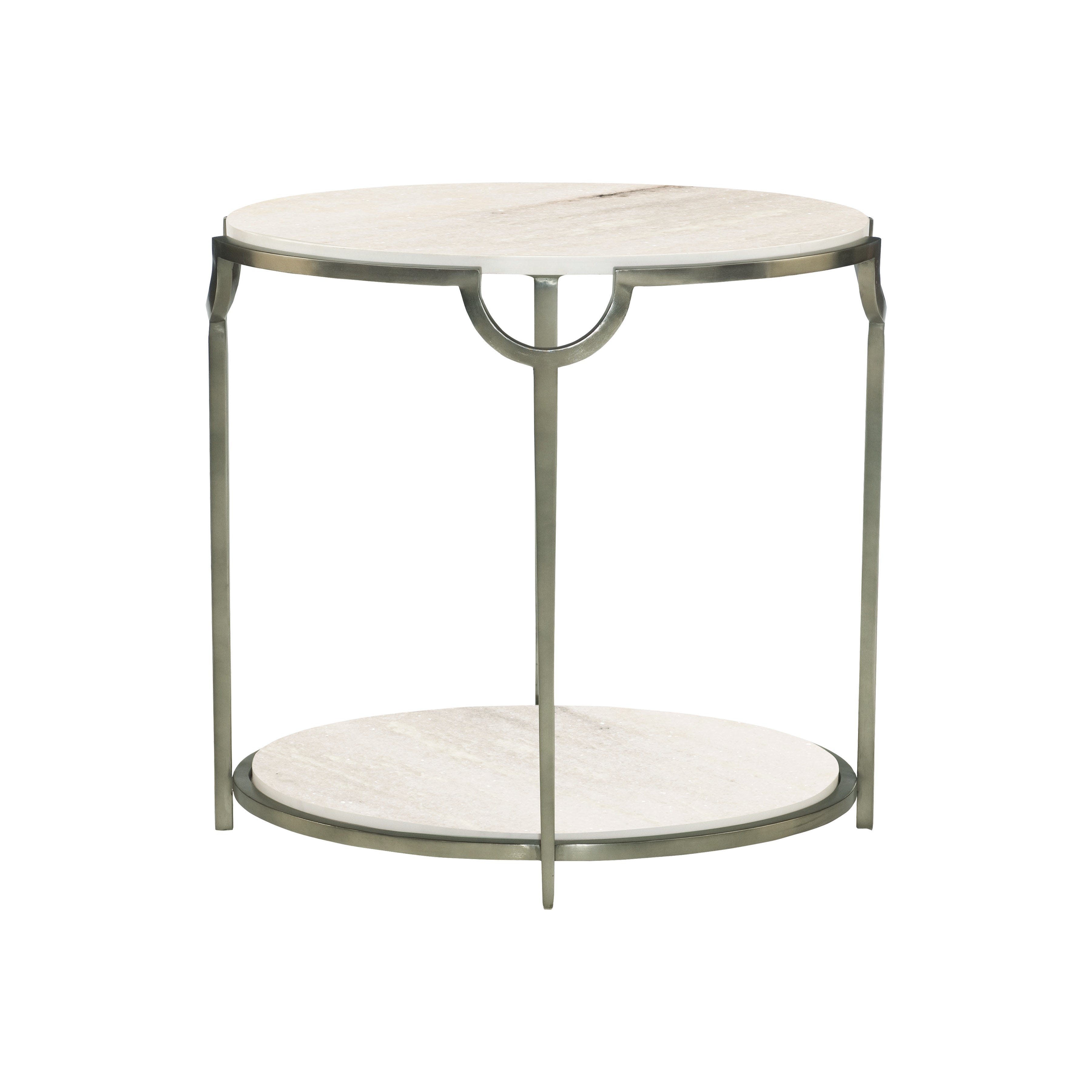 Morello Oval Metal End Table