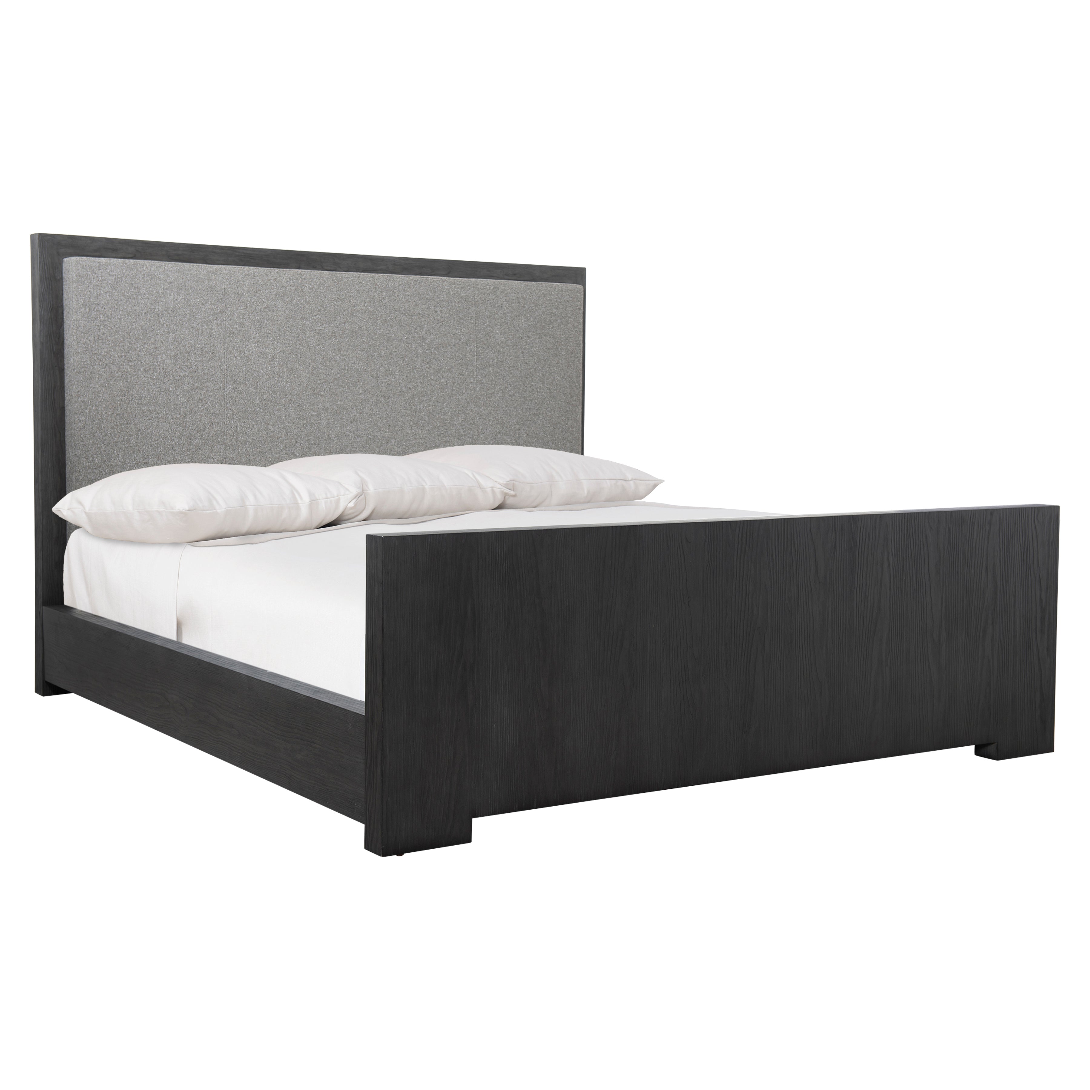 Trianon California King Panel Bed in L'Ombre Wood Finish