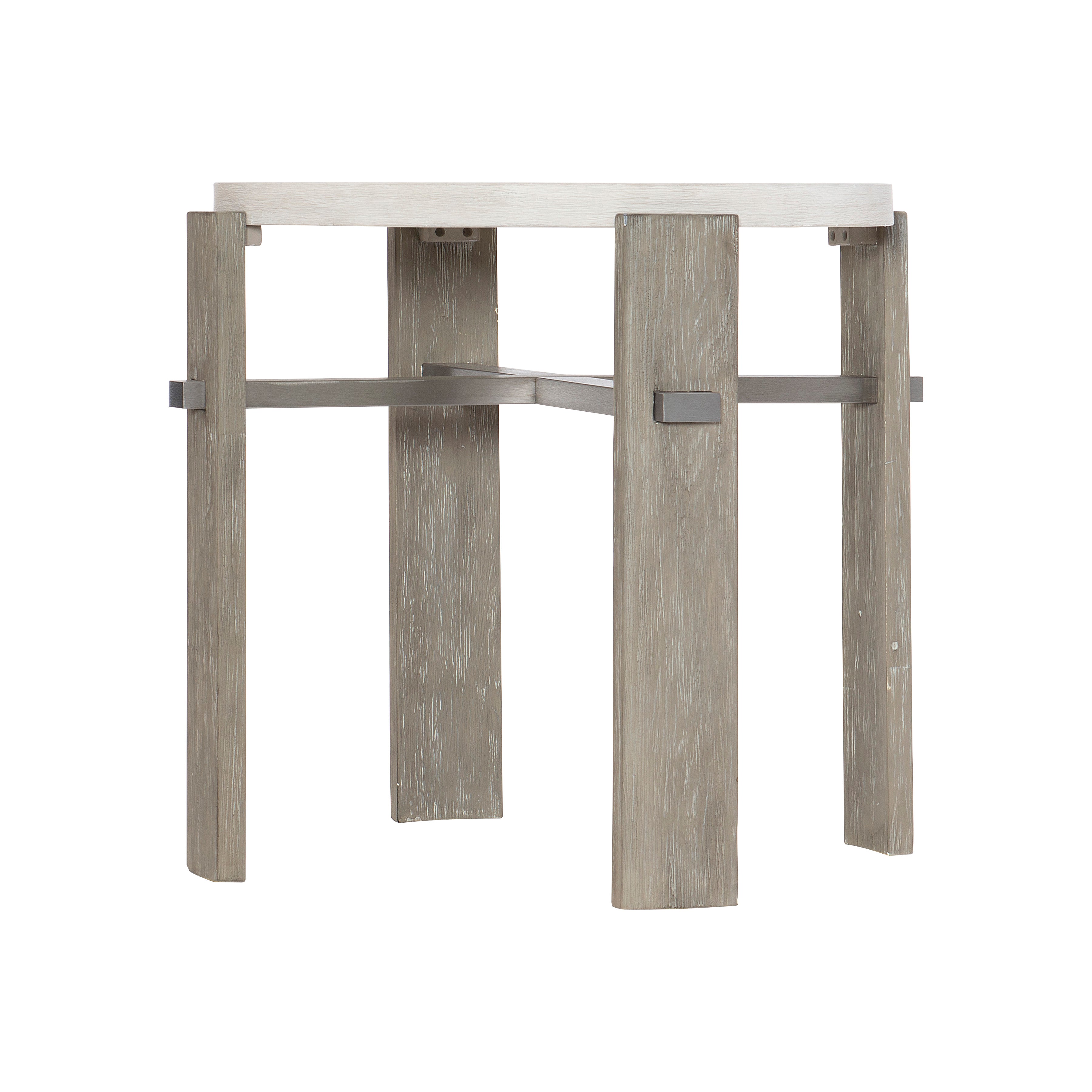Foundations Round Side Table with Four Legs