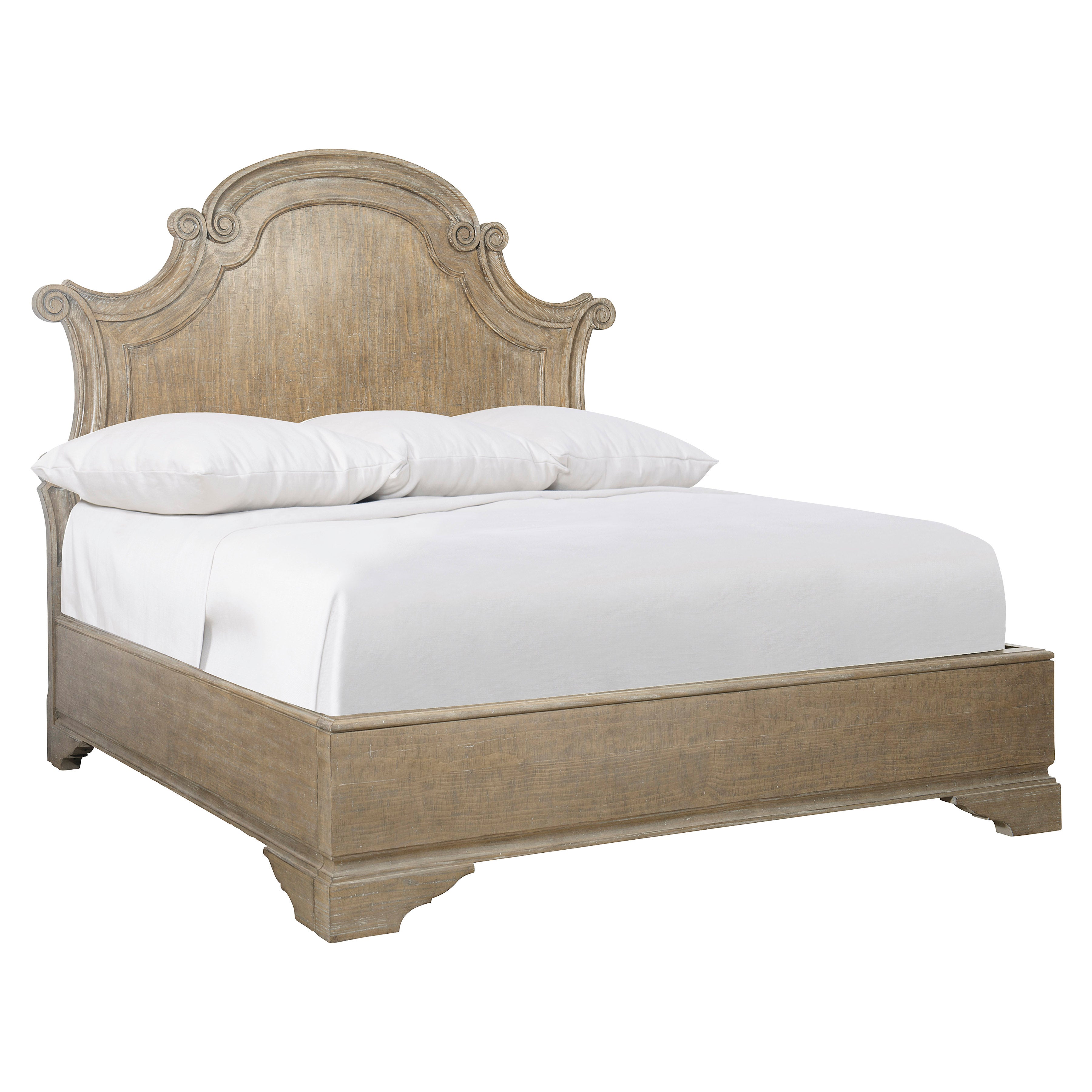 Villa Toscana Wooden California King Panel Bed