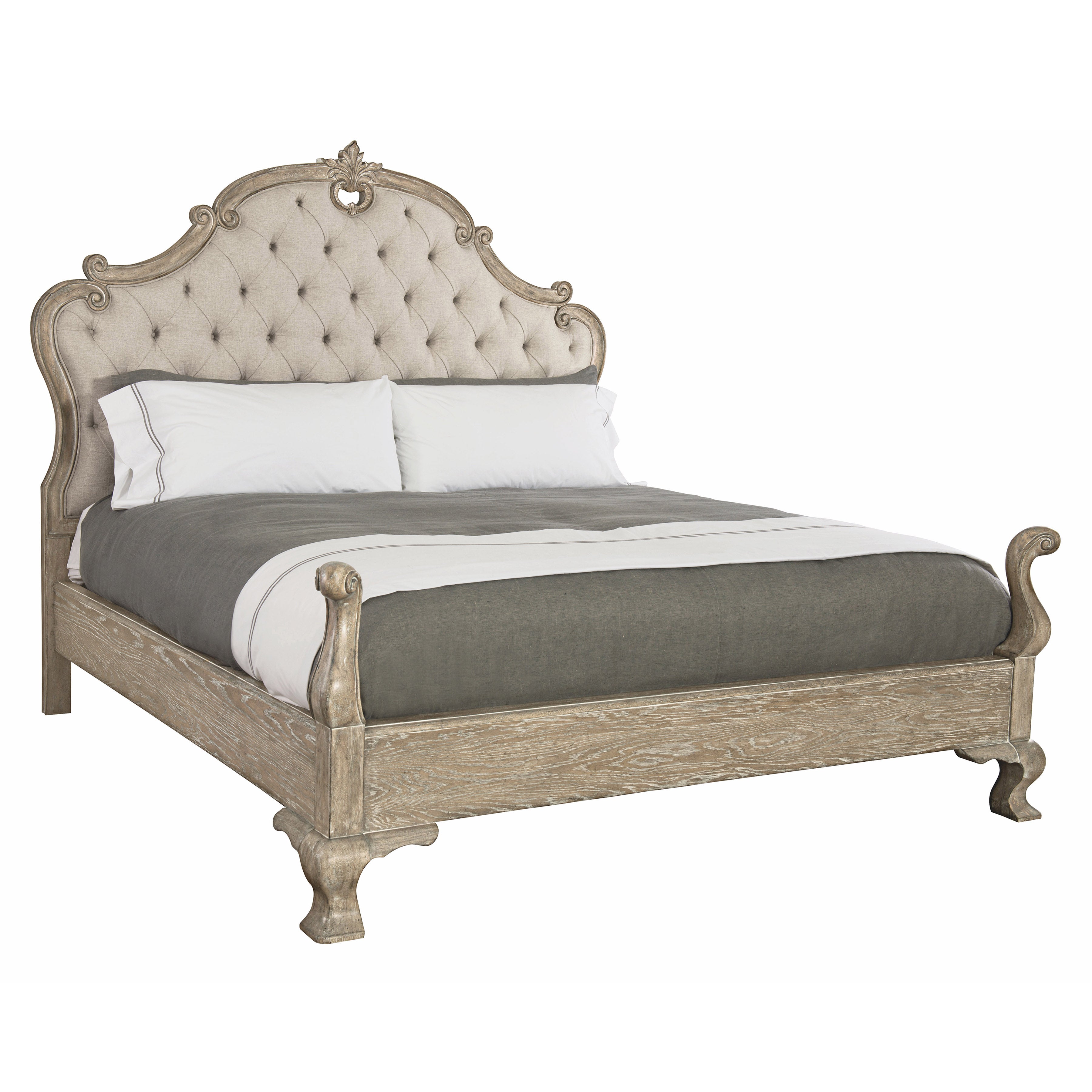 Campania Upholstered King Panel Bed