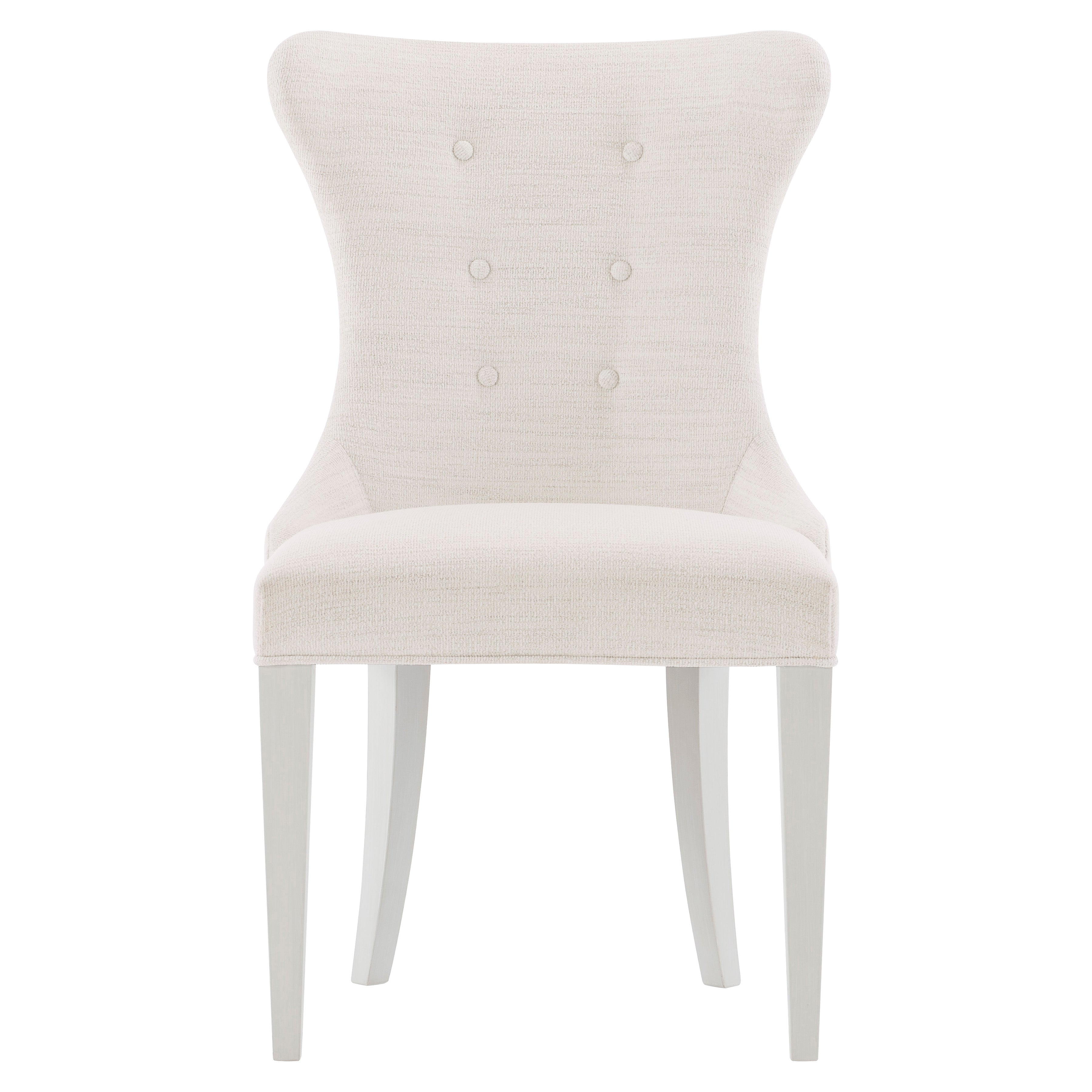 Silhouette Side Chair in Neutral Fabric