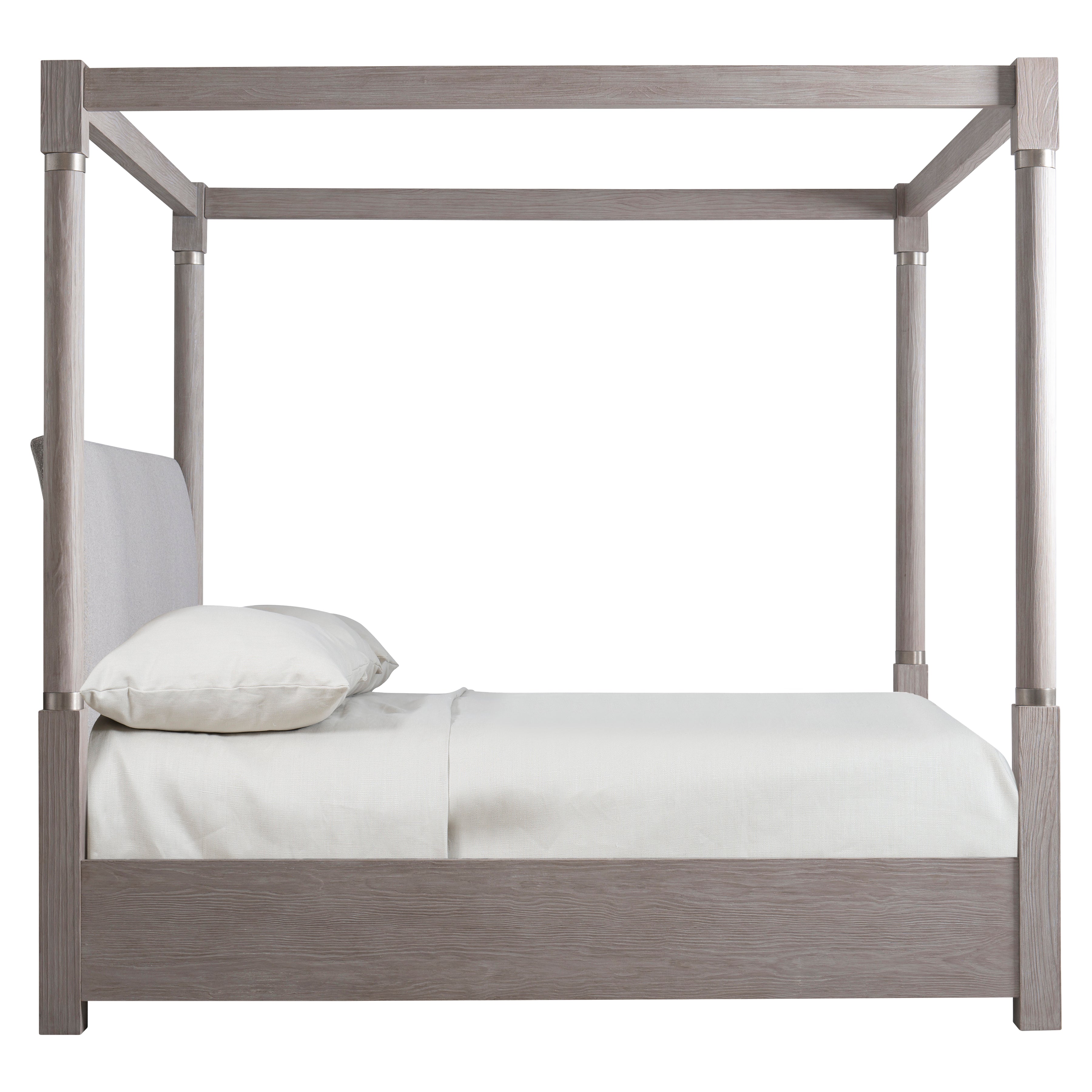 Trianon Upholstered King Canopy Bed
