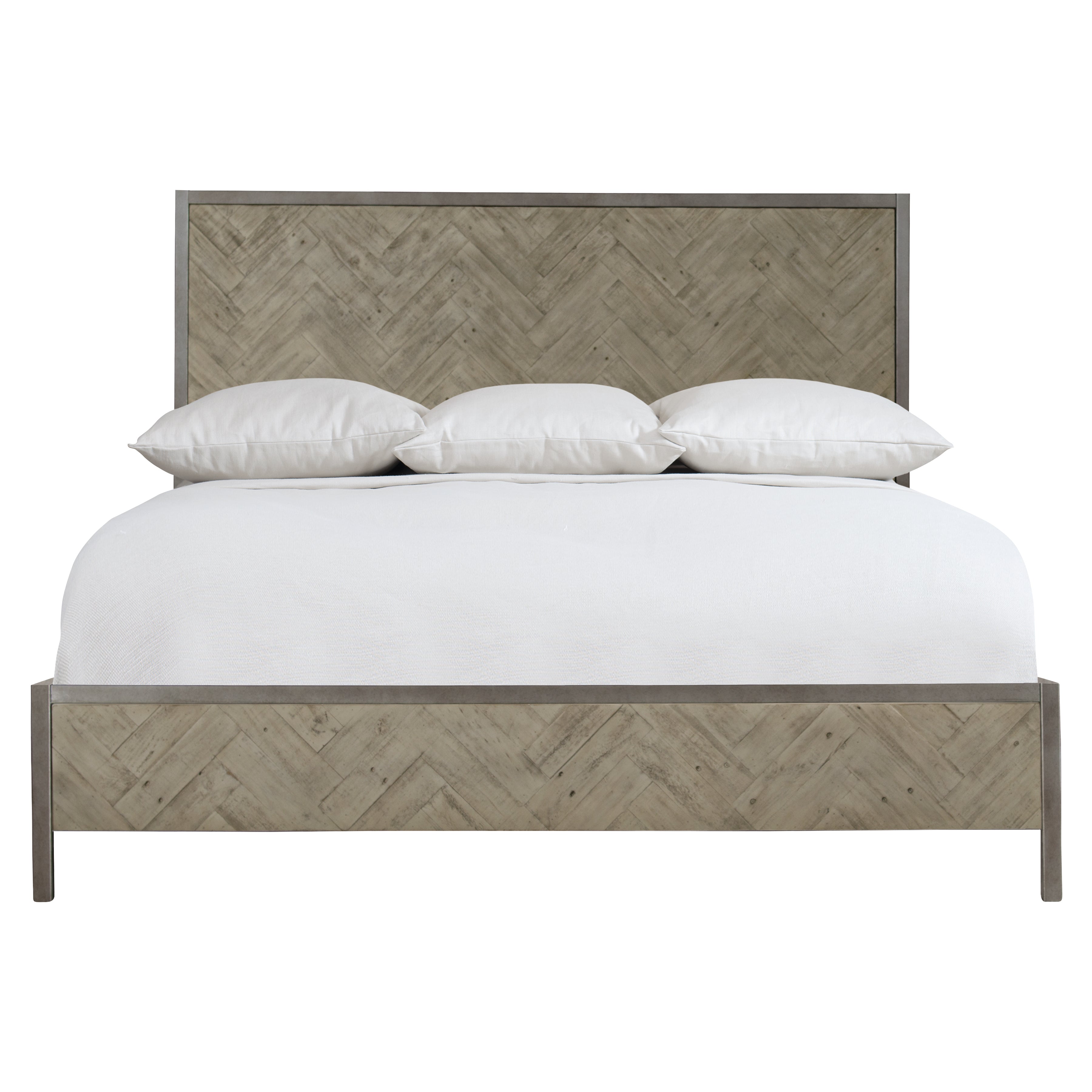 Milo Wooden King Panel Bed