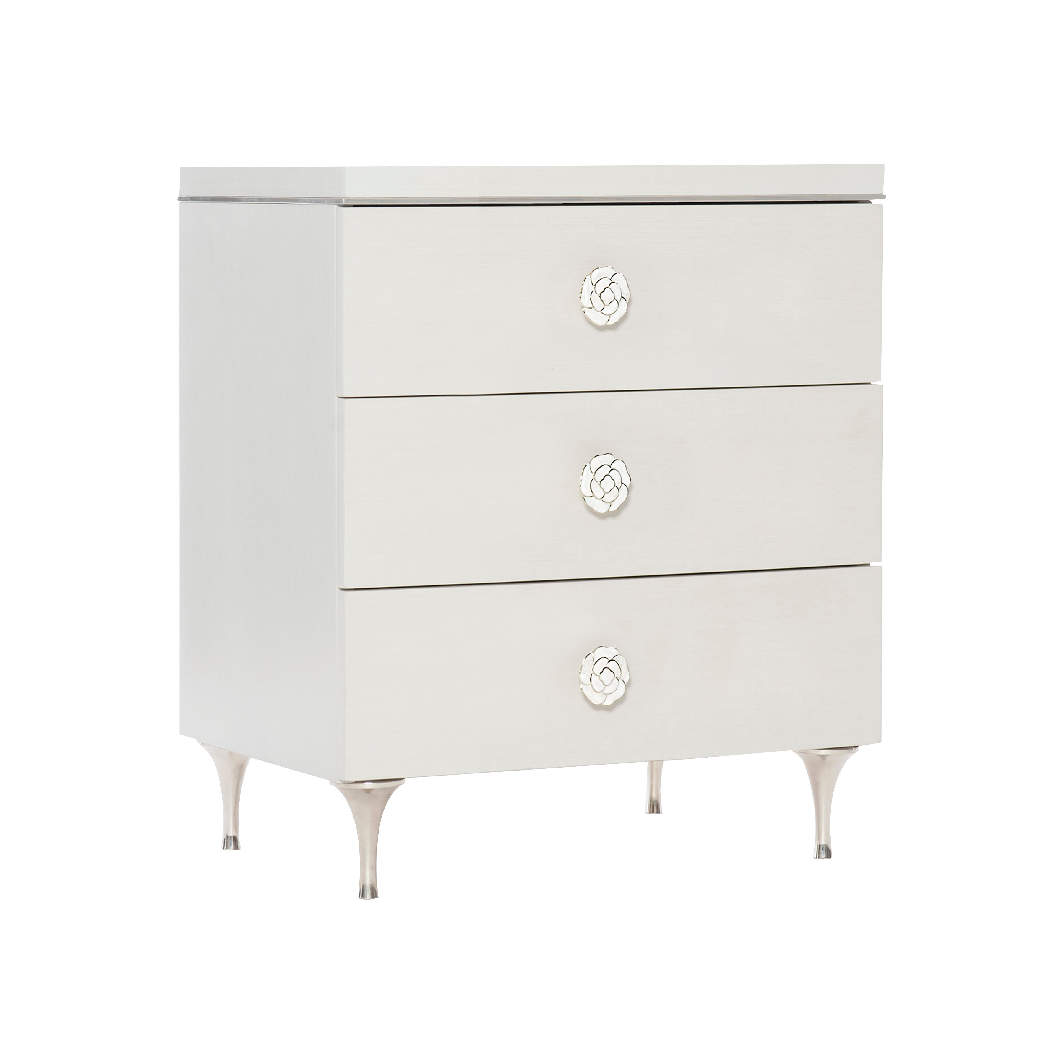 Silhouette Nightstand in Eggshell Finish (26 inch)