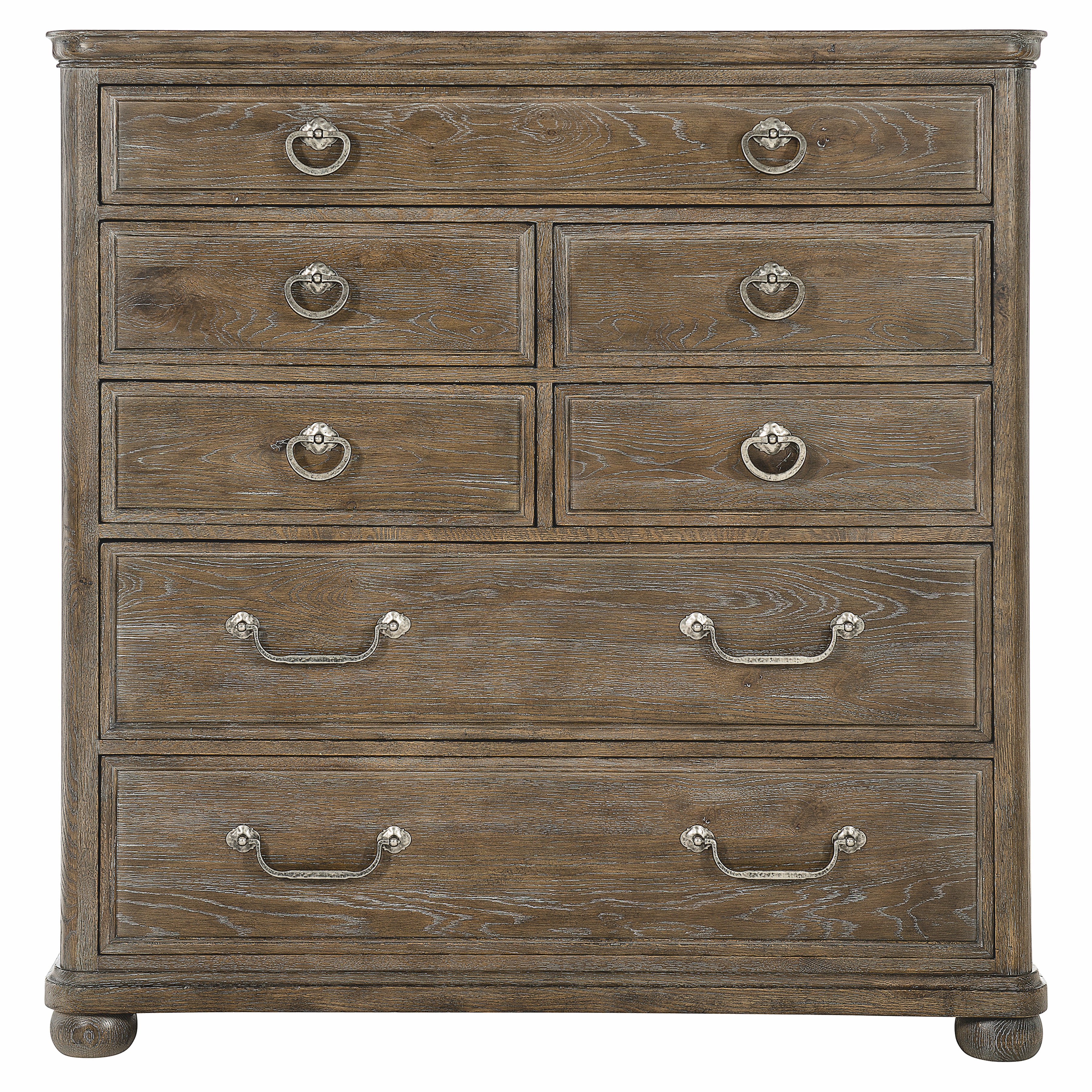 Rustic Patina Drawer Chest in Peppercorn Finish