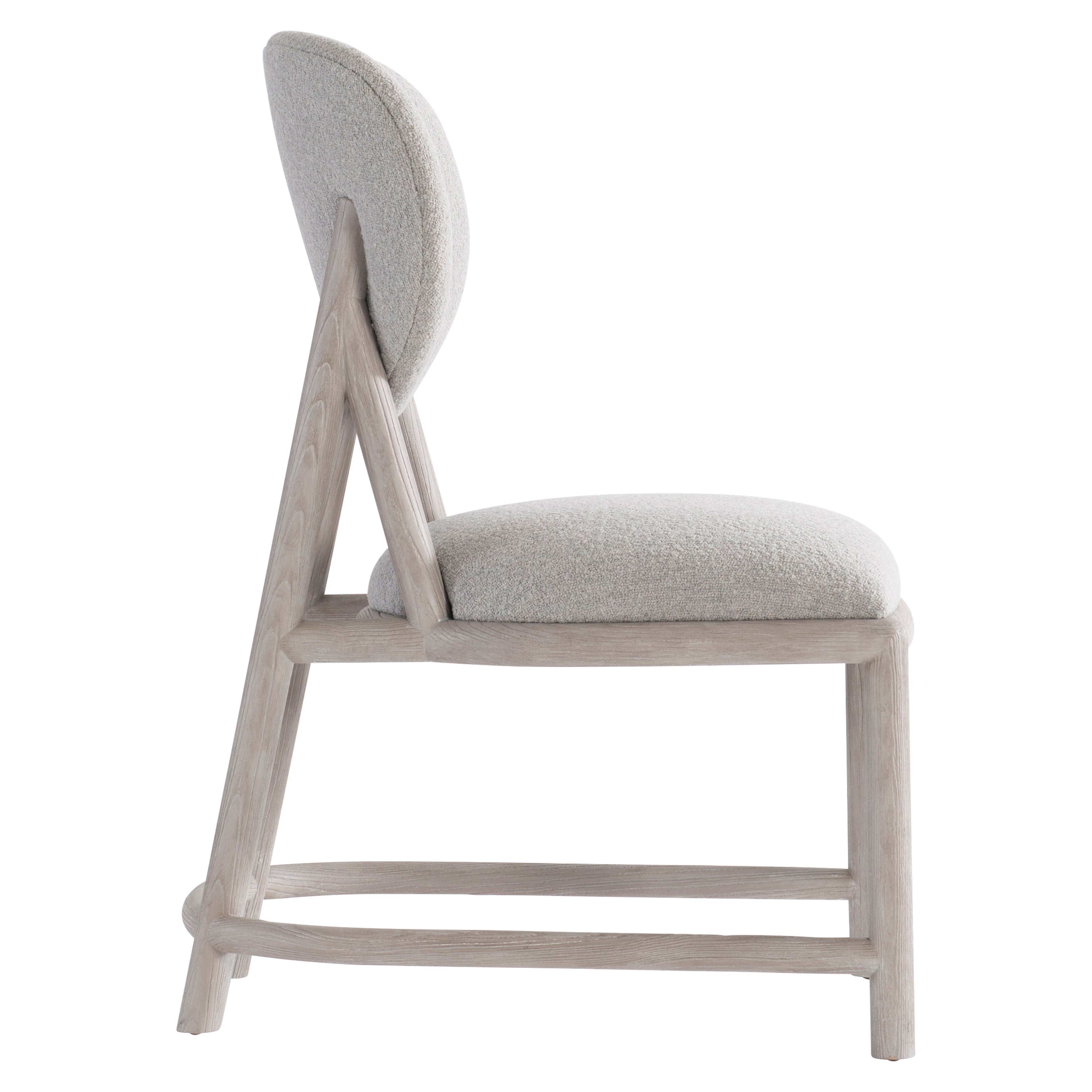 Trianon Side Chair in Gris Finish