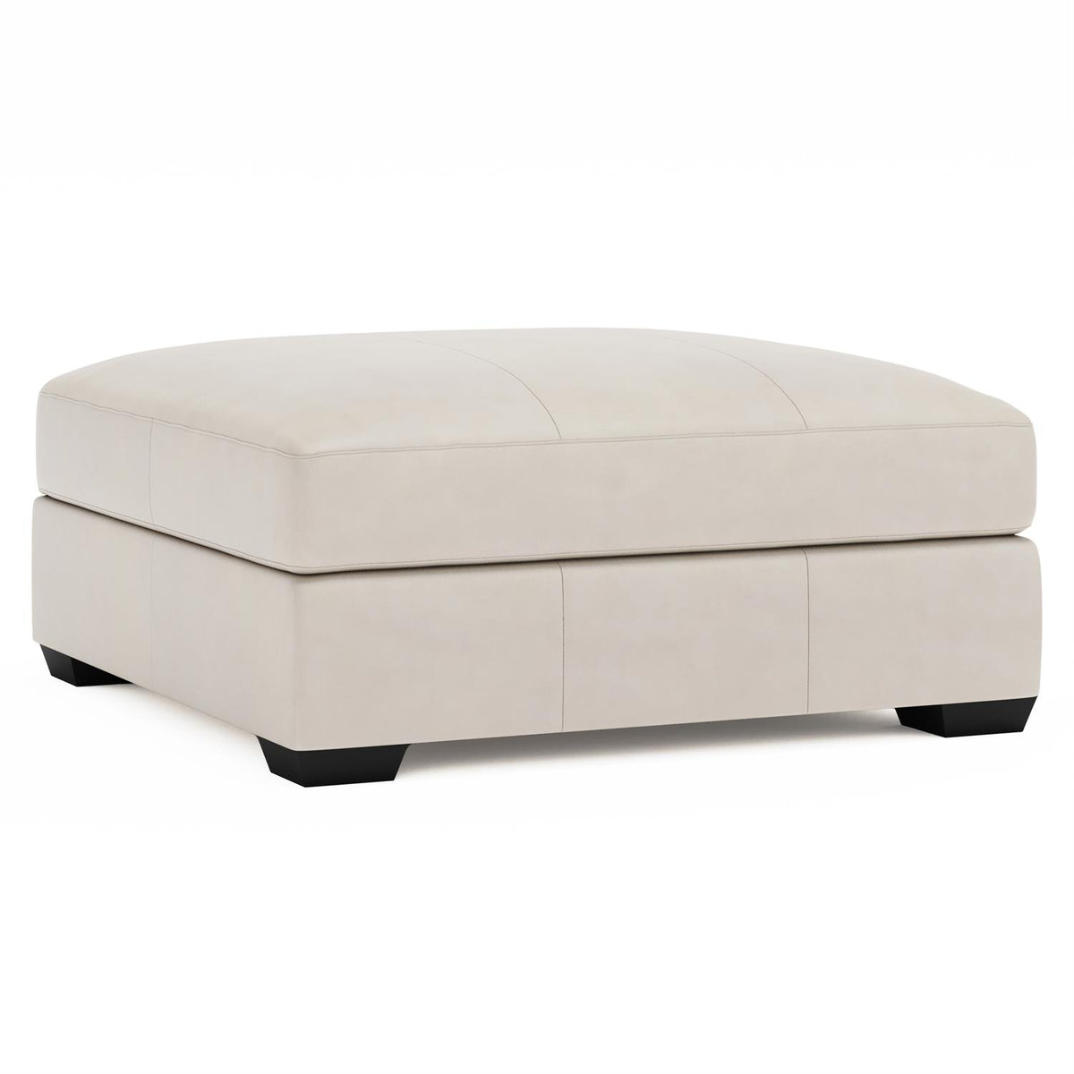 Dawkins Leather Ottoman
