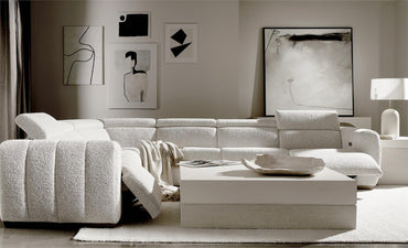 Aldo Fabric Power Motion Sectional