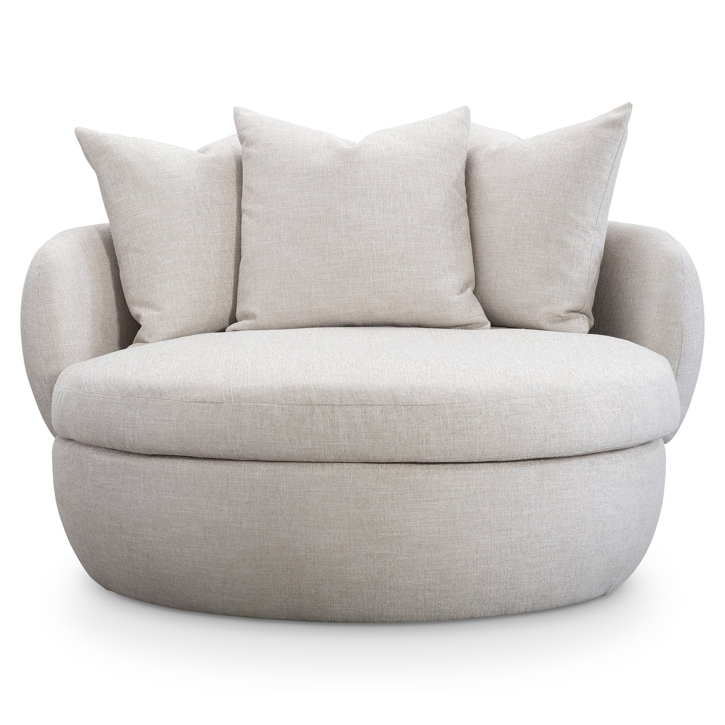Ollie Fabric Swivel Chair