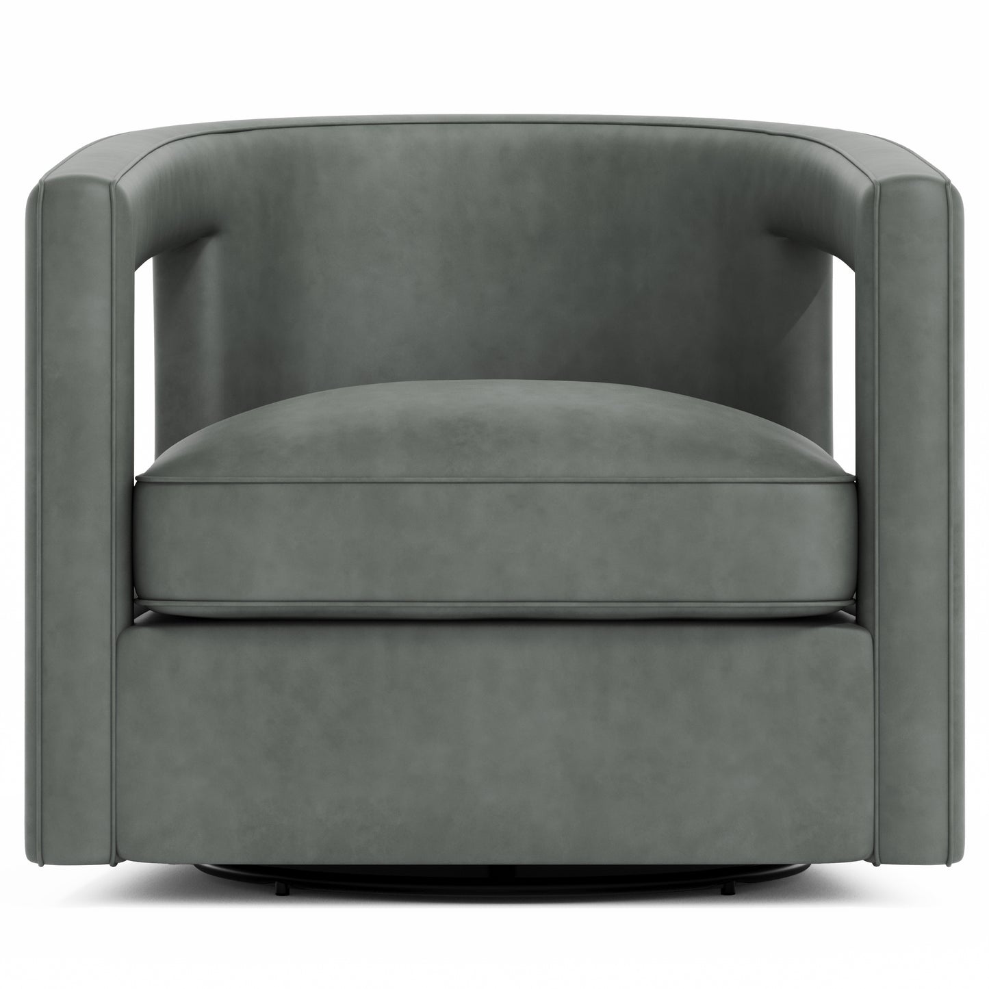 Alana Leather Swivel Chair
