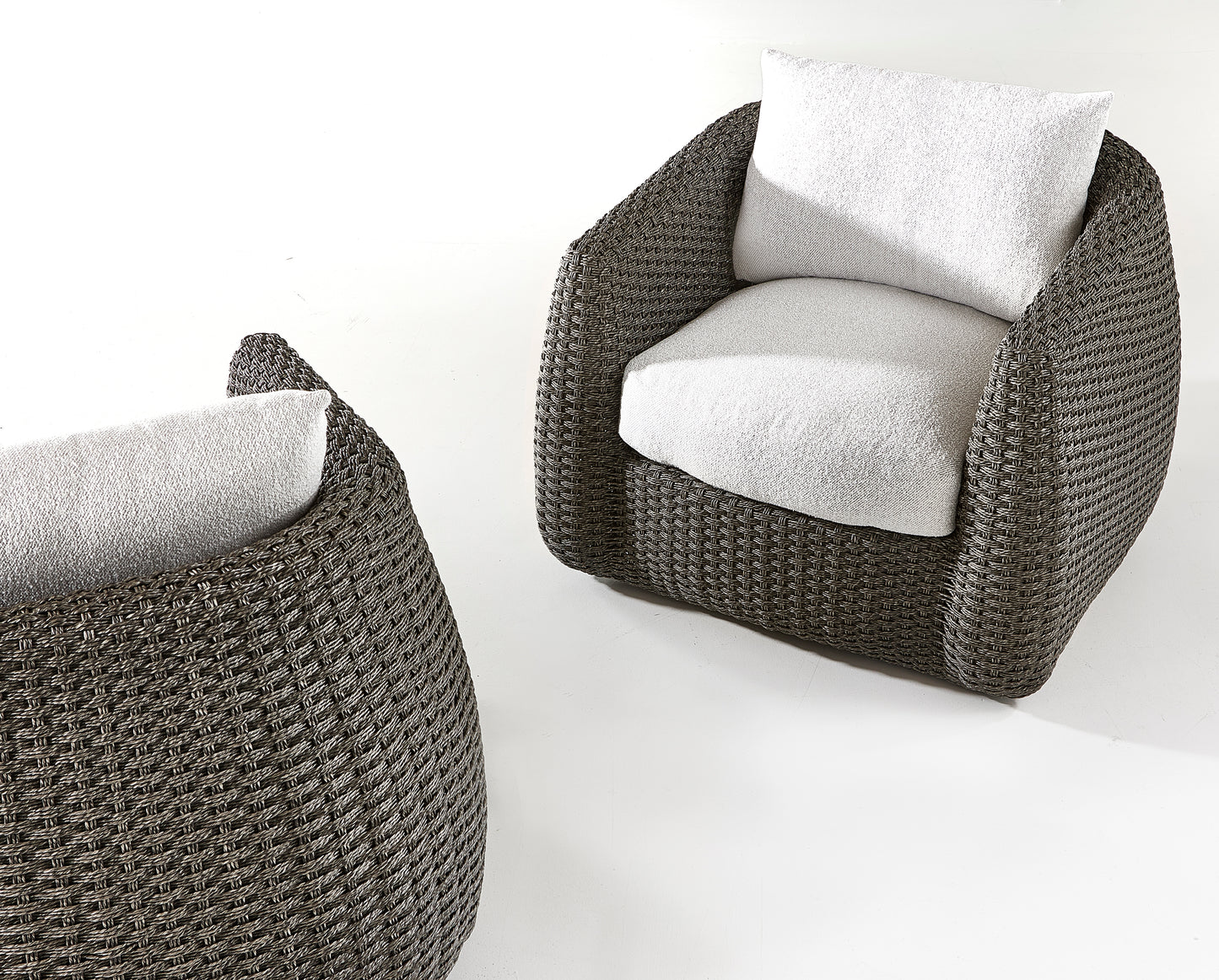 Sarene Outdoor Swivel Chair