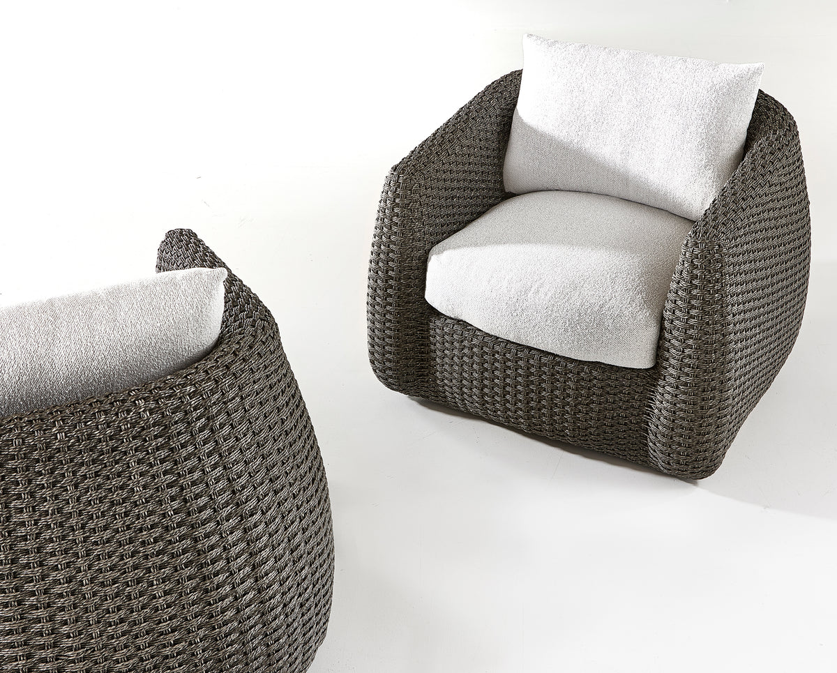 Sarene Outdoor Swivel Chair