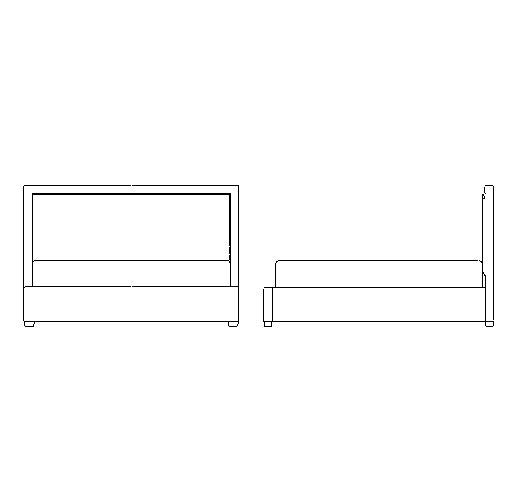 Morgan Fabric Storage Panel Bed