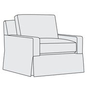 Sutton Fabric Swivel Chair