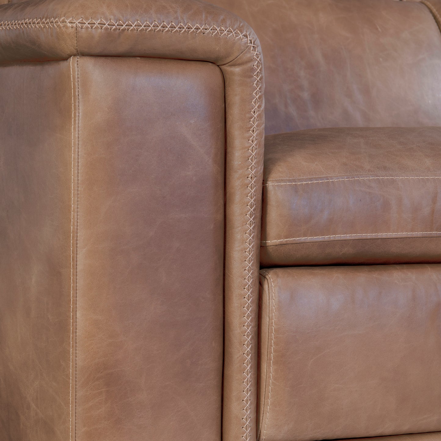 Lioni Leather Power Motion Sectional