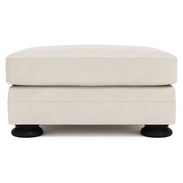 Foster Leather Ottoman