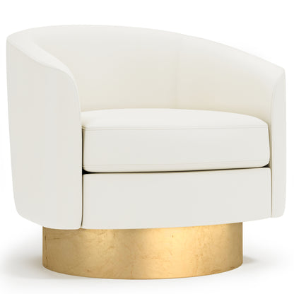 Camino Leather Swivel Chair