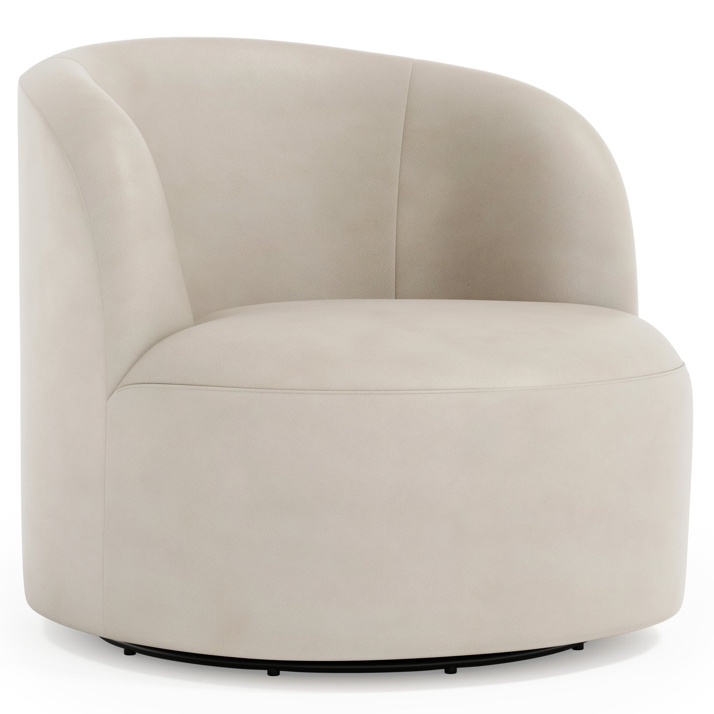 Elle Leather Swivel Chair