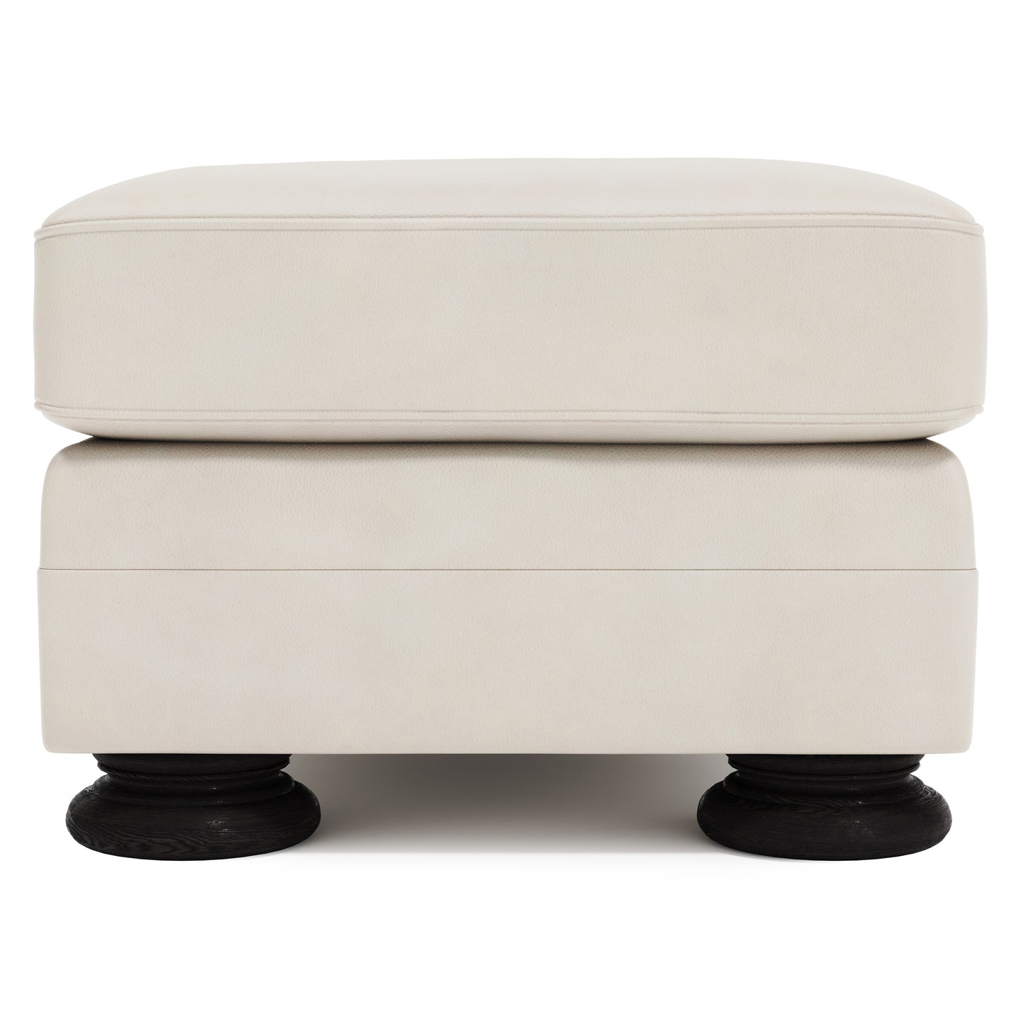 Foster Leather Ottoman