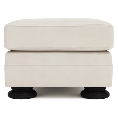 Foster Leather Ottoman